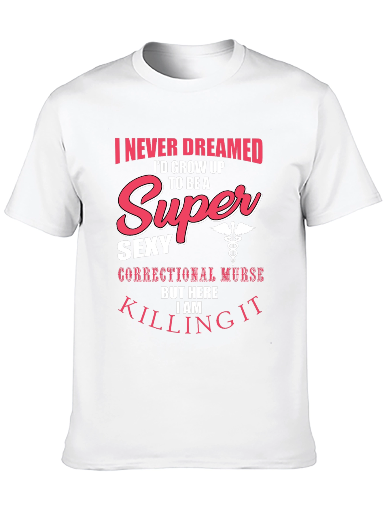 Black Super Sexy Correctional Nurse T-Shirt view 10