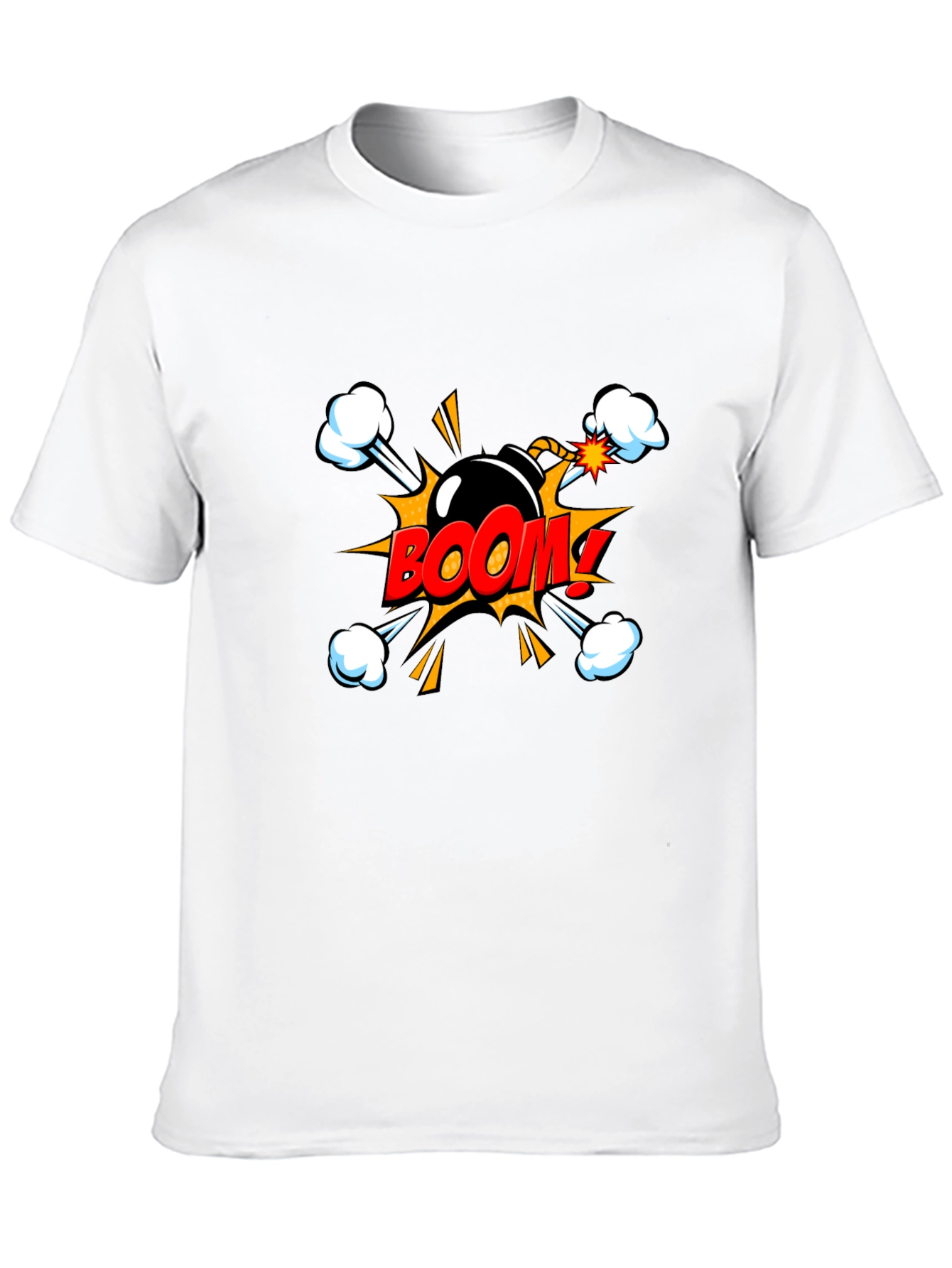 Black Boom Bomb Graphic T-Shirt - Explosive Fun! view 10