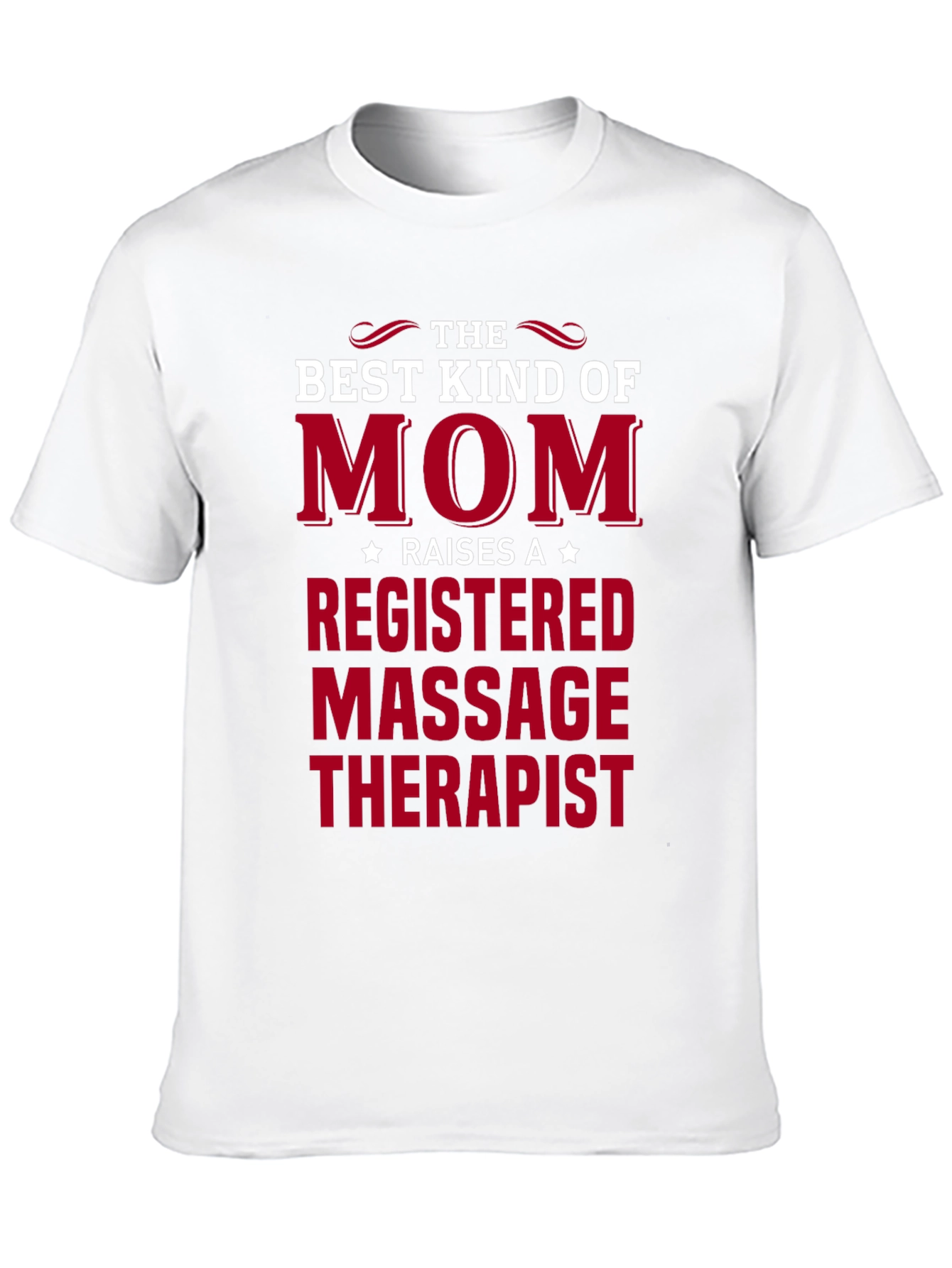 Black Mom Raises Massage Therapist T-Shirt view 10