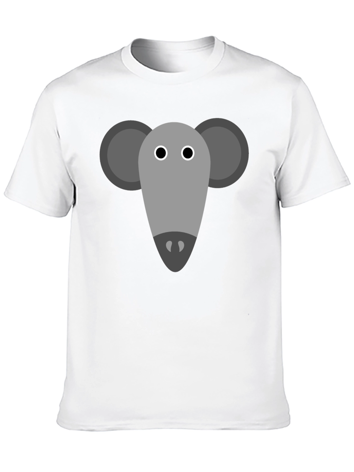 Black Mouse Graphic Tee - Black Cotton Casual Shirt view 10