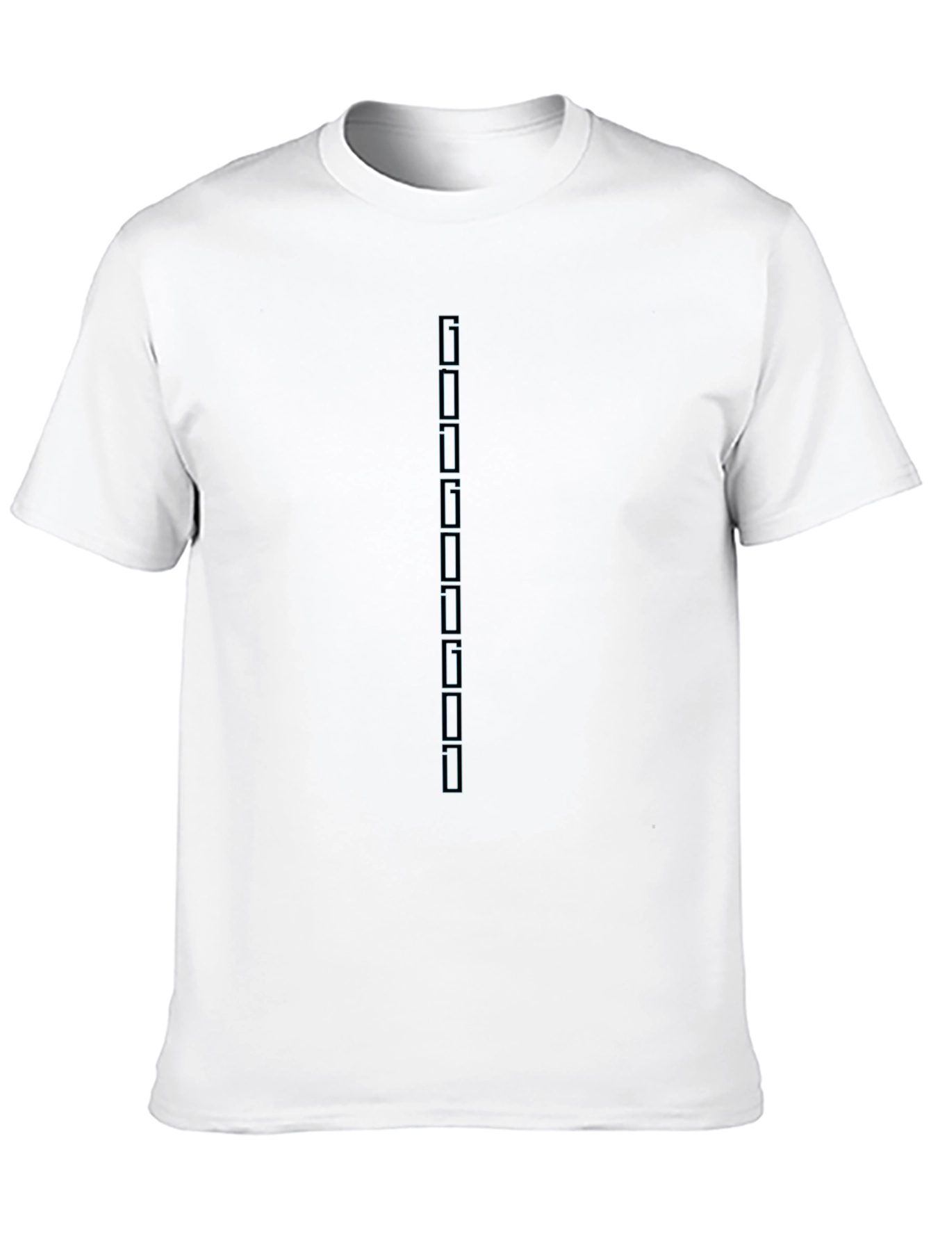 Black Black Minimalist Graphic Tee view 10