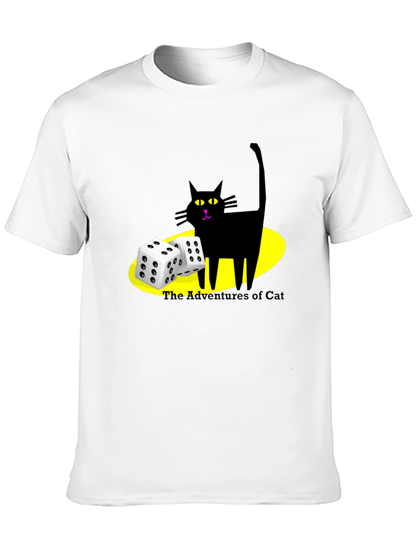 Adventures of Cat Black T-Shirt - 10