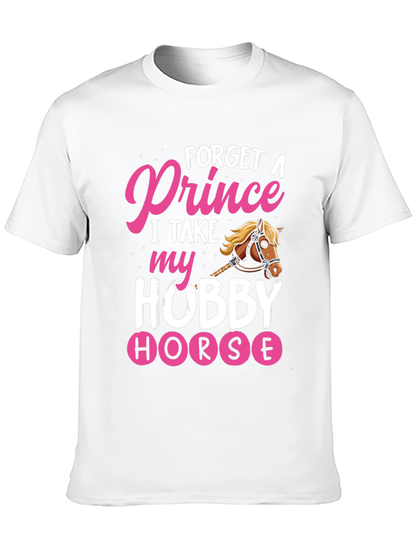 Black Forget Prince Hobby Horse Graphic Tee view 10