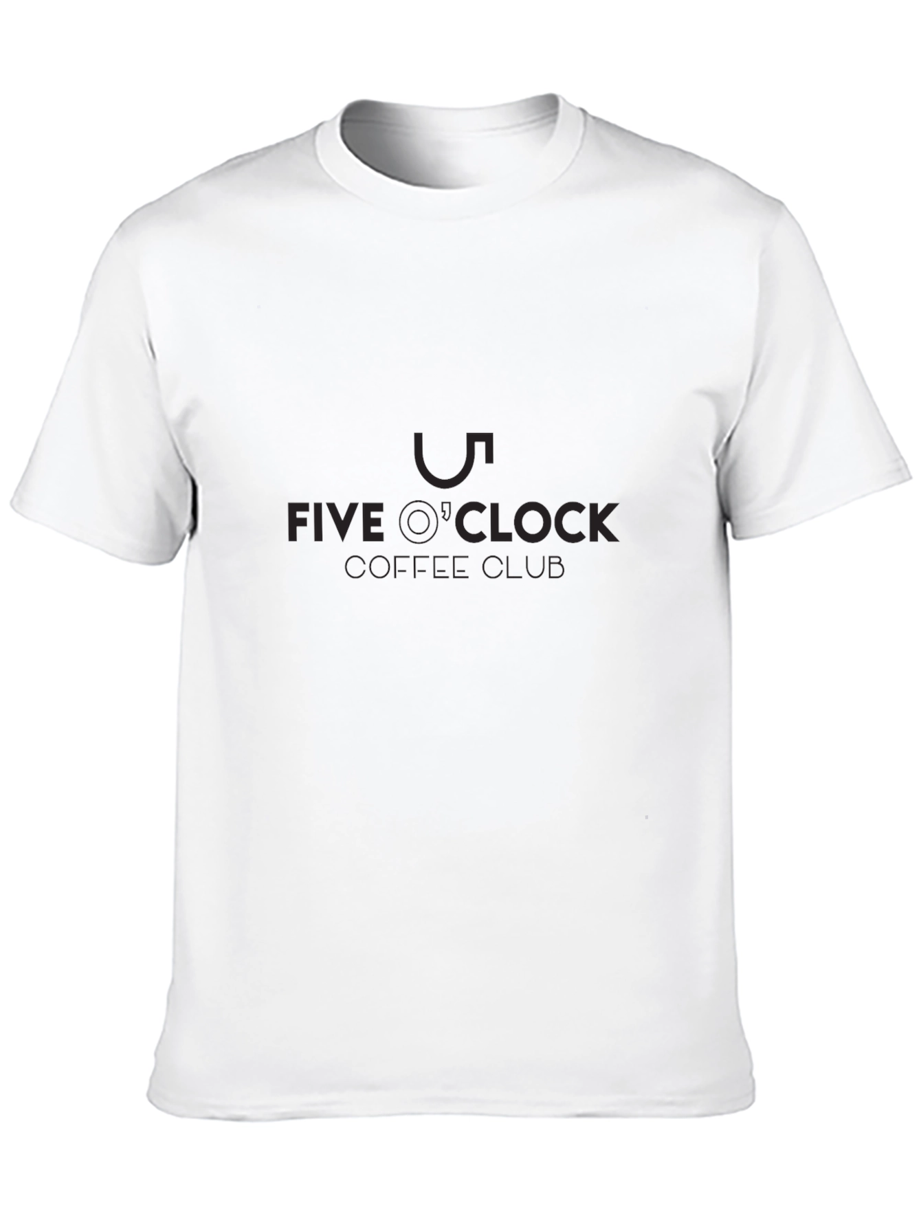 Black Five O'Clock Coffee Club Black T-Shirt view 10