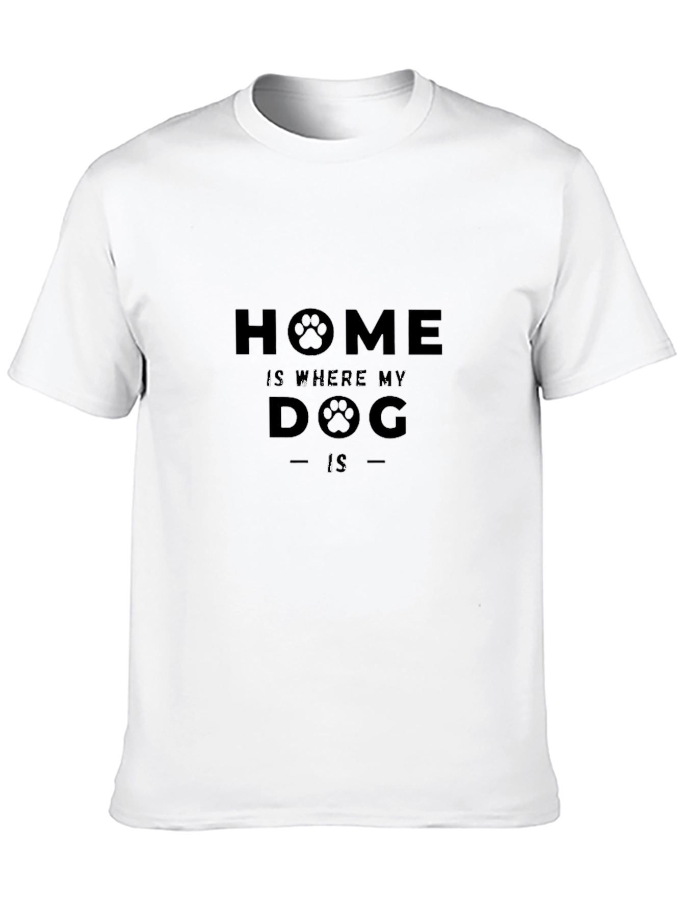 Black Home is Where My Dog Is - Graphic T-Shirt view 10