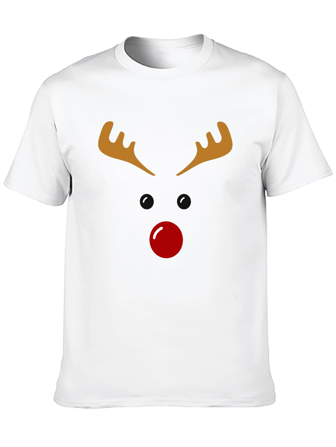Black Reindeer Face Graphic Tee - Holiday Cheer! view 10
