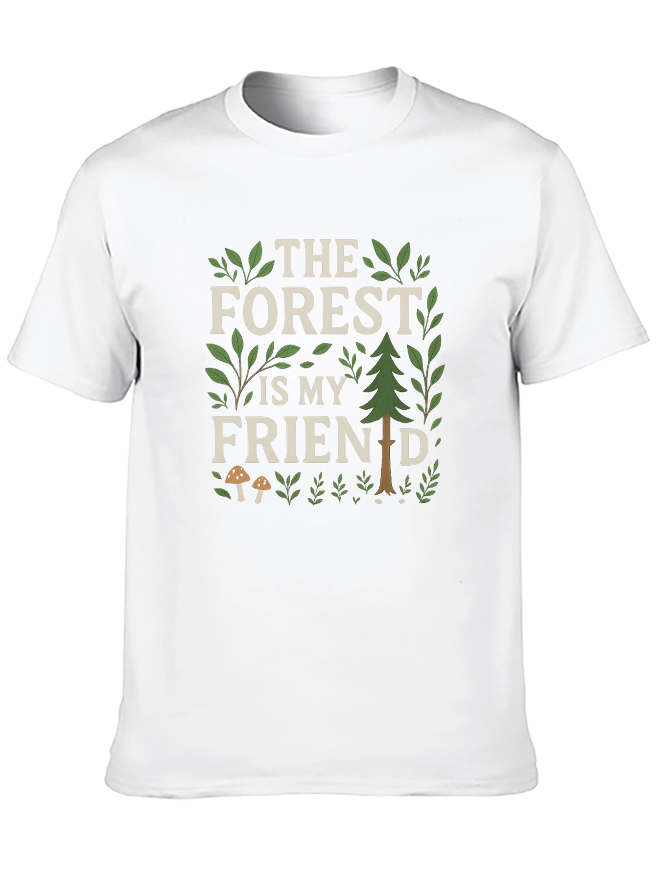 Black Forest Friend Graphic Tee - Nature Lover's Shirt view 10