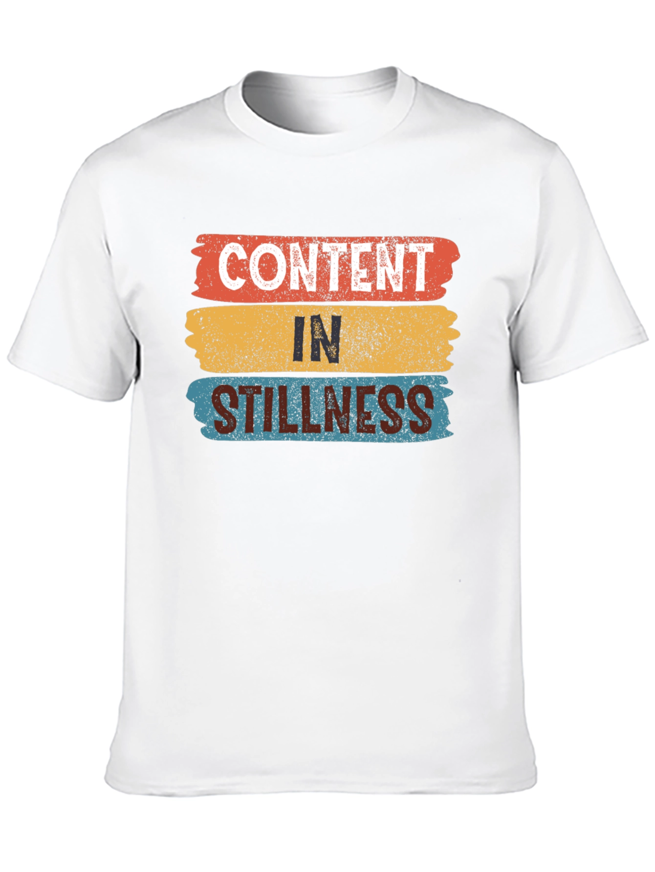 Black Content in Stillness T-Shirt, Relaxed Fit view 10