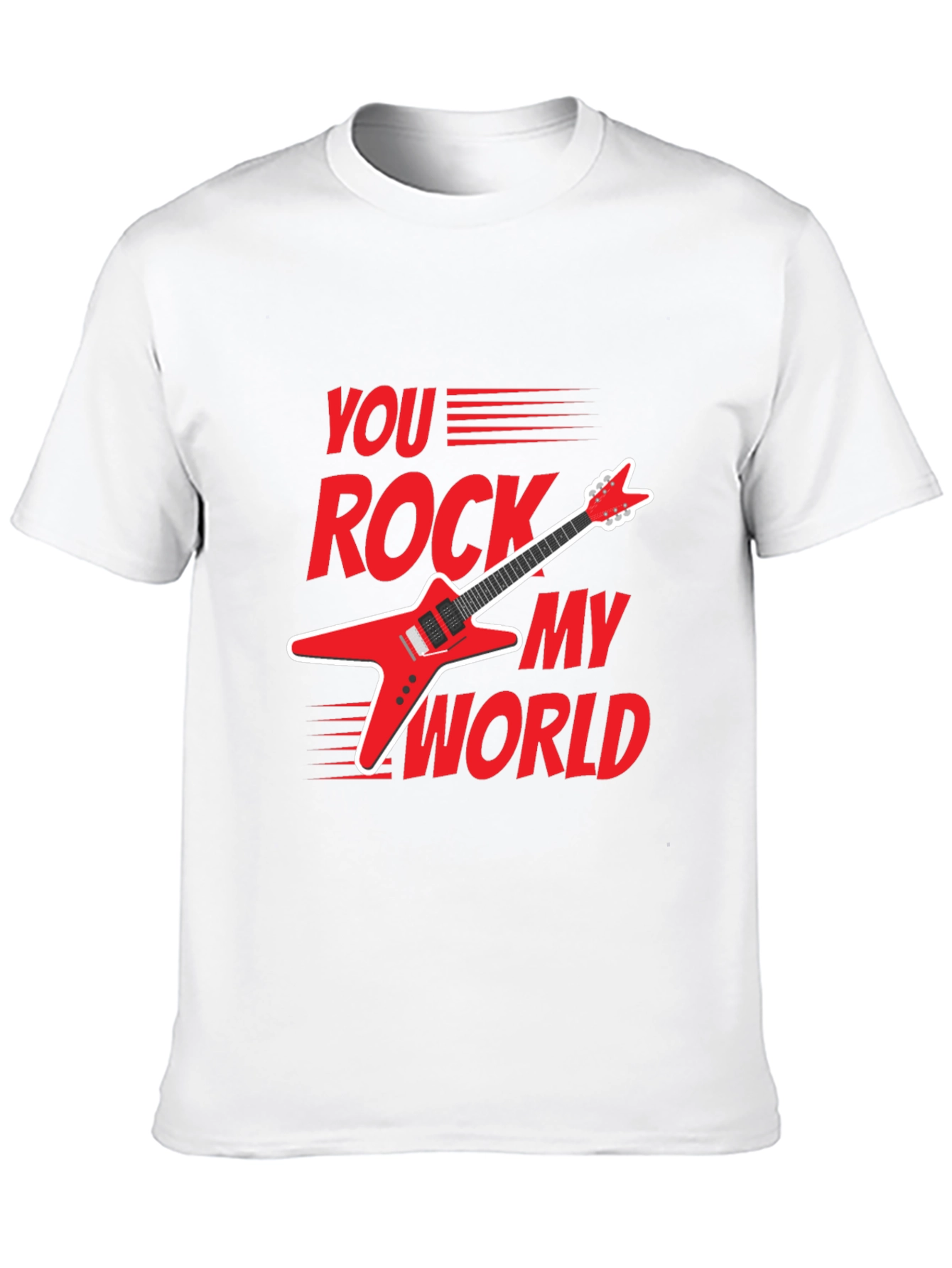 Black You Rock My World Graphic Tee view 10