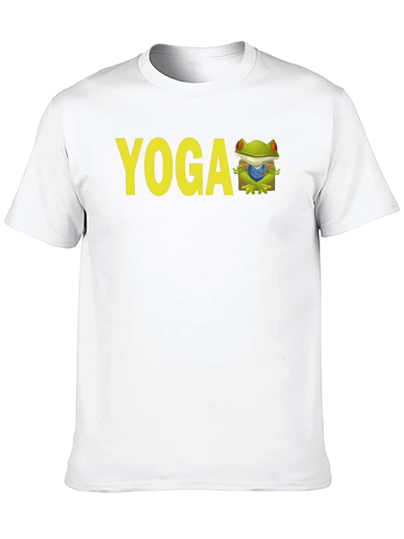 Black Yoga Frog Black T-Shirt view 10