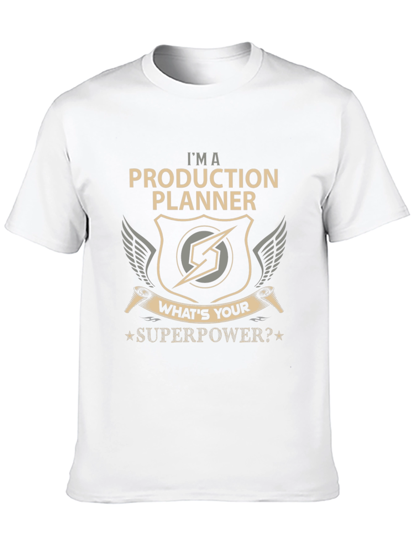 Black Production Planner Superpower Graphic Tee view 10