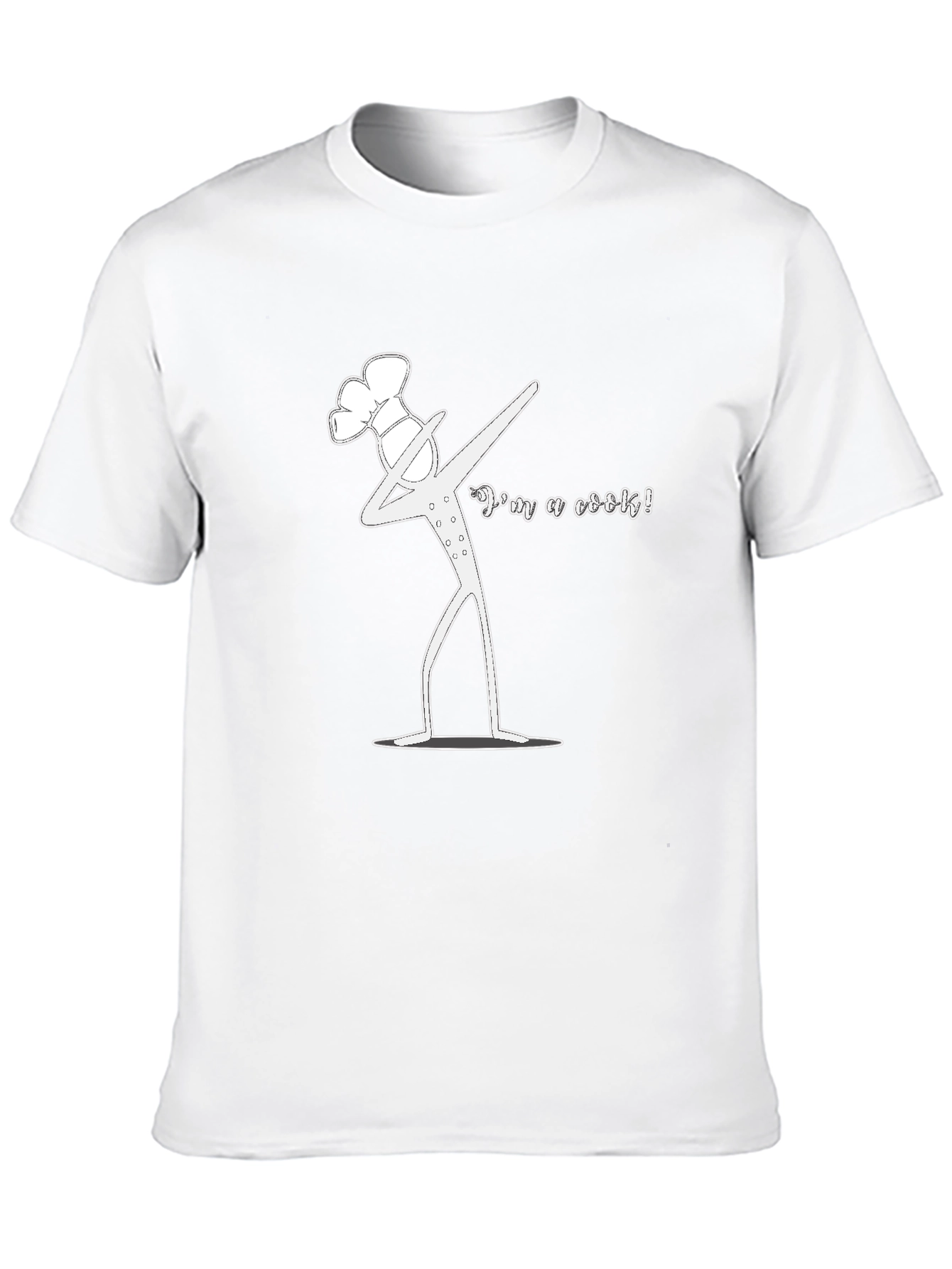 Black Chef Dab Funny T-Shirt, Cook Graphic Tee view 10