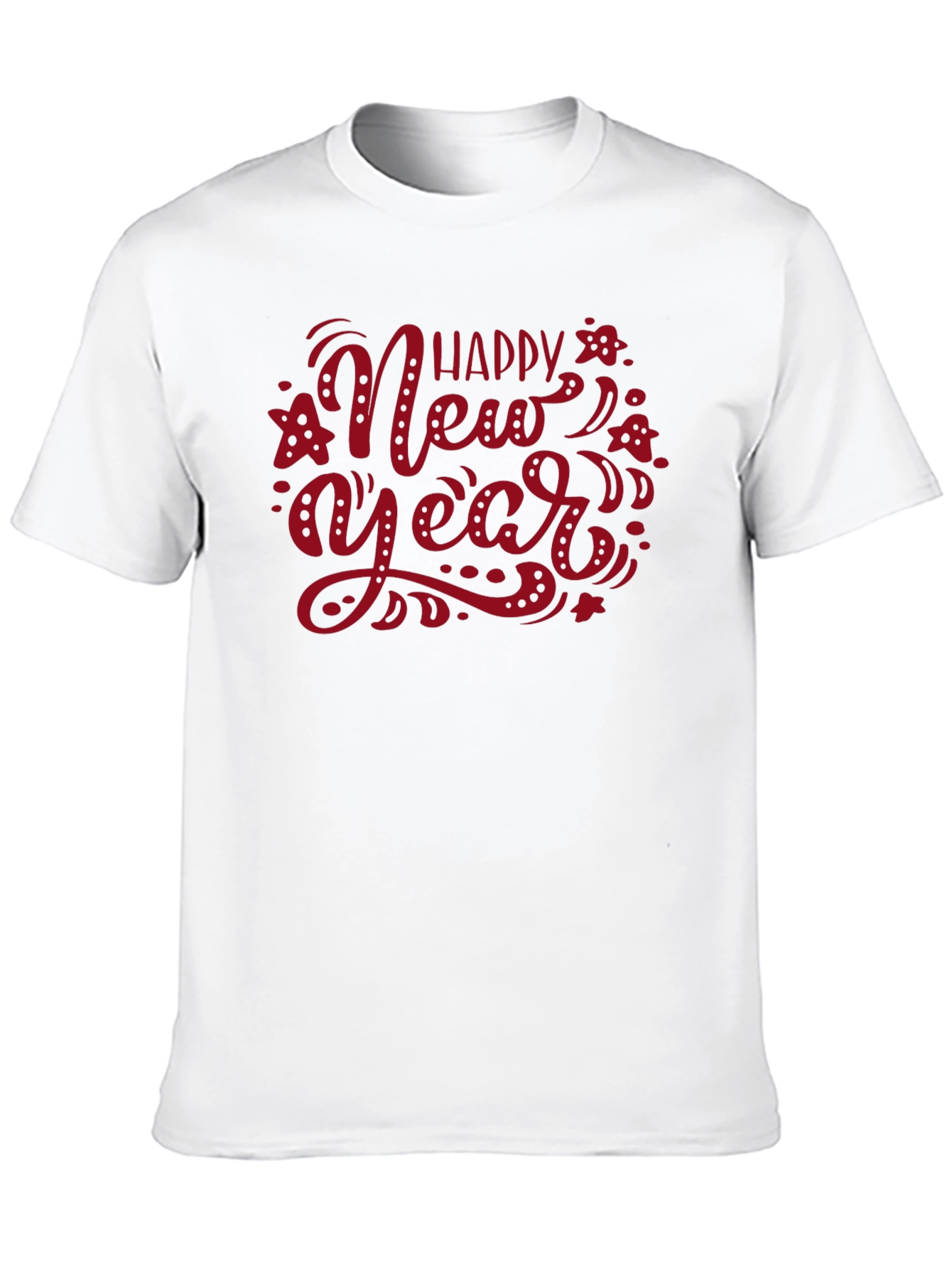 Black Happy New Year Graphic Tee view 10