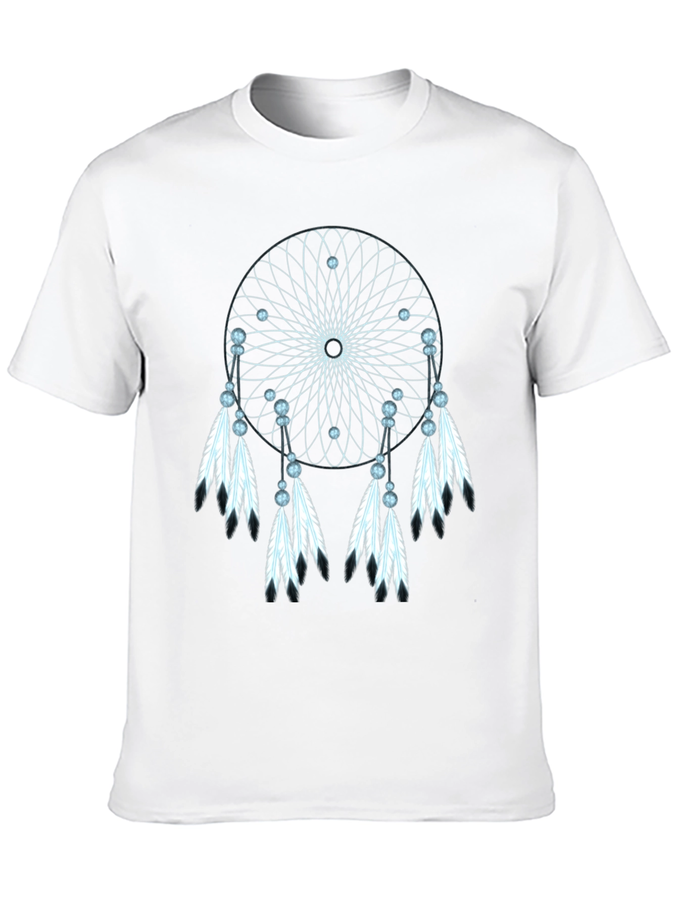 Black Dreamcatcher Graphic Tee - Boho Style view 10