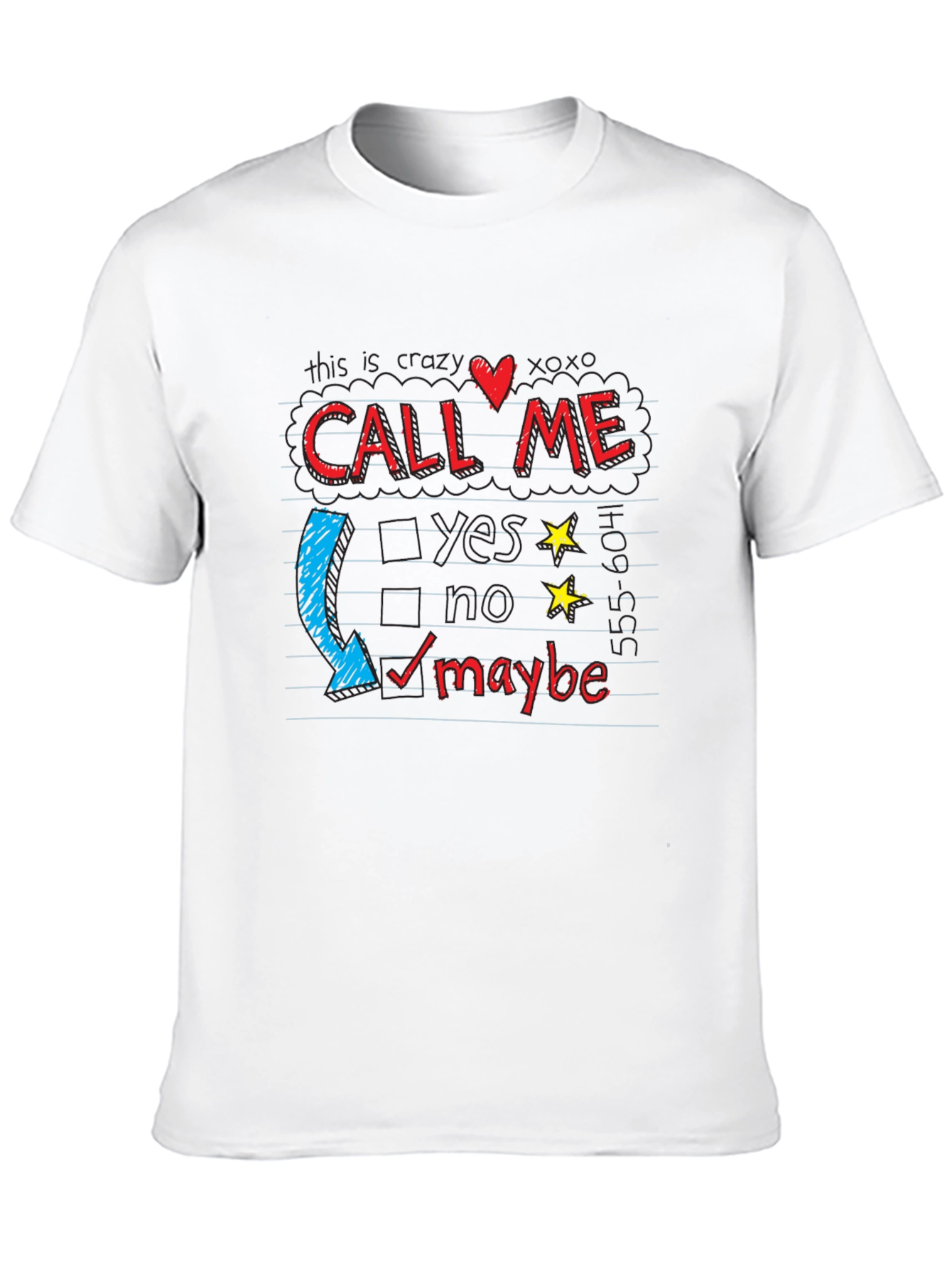 Black Call Me Maybe Graphic Tee view 10