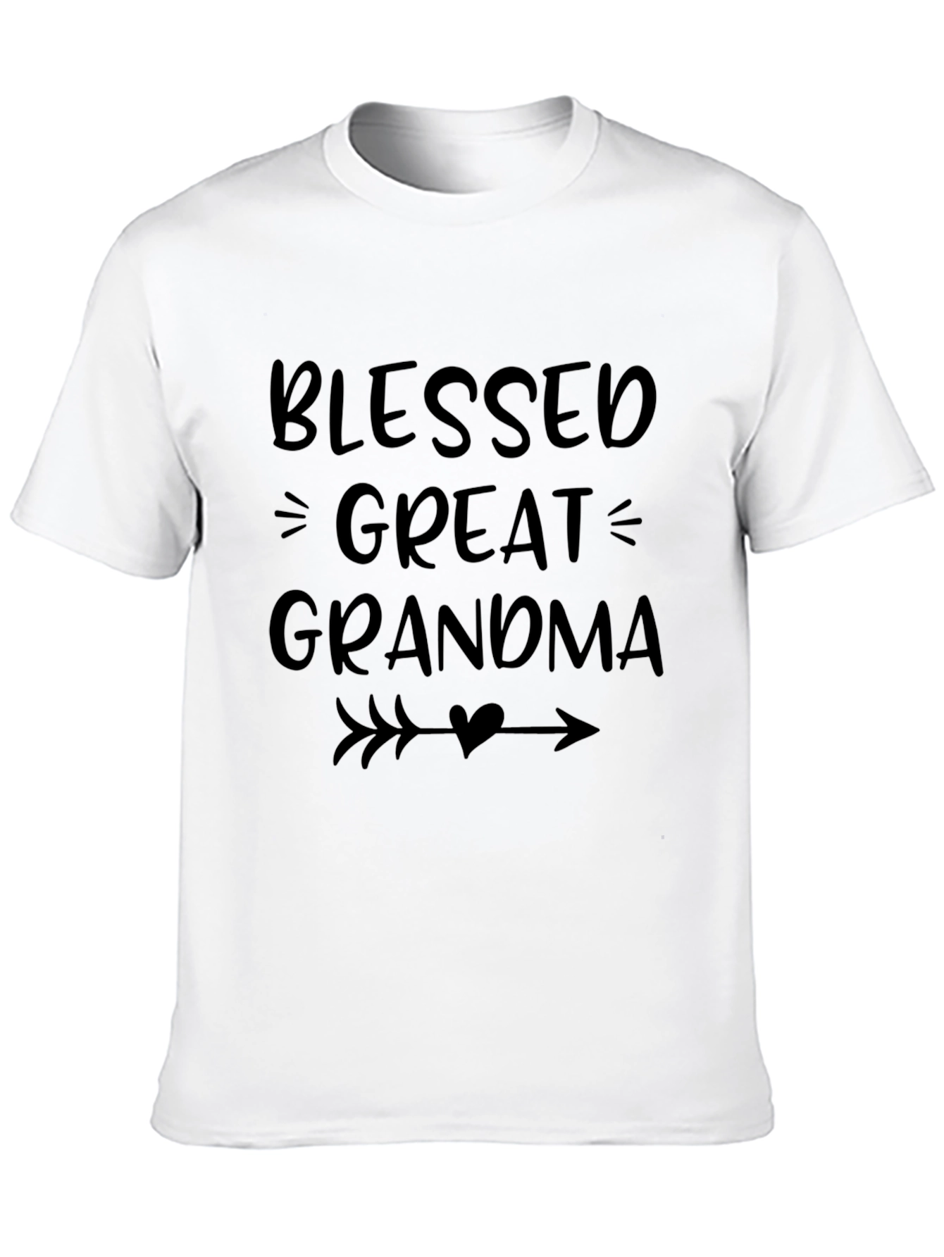 Black Blessed Great Grandma Graphic Tee - Unisex view 10