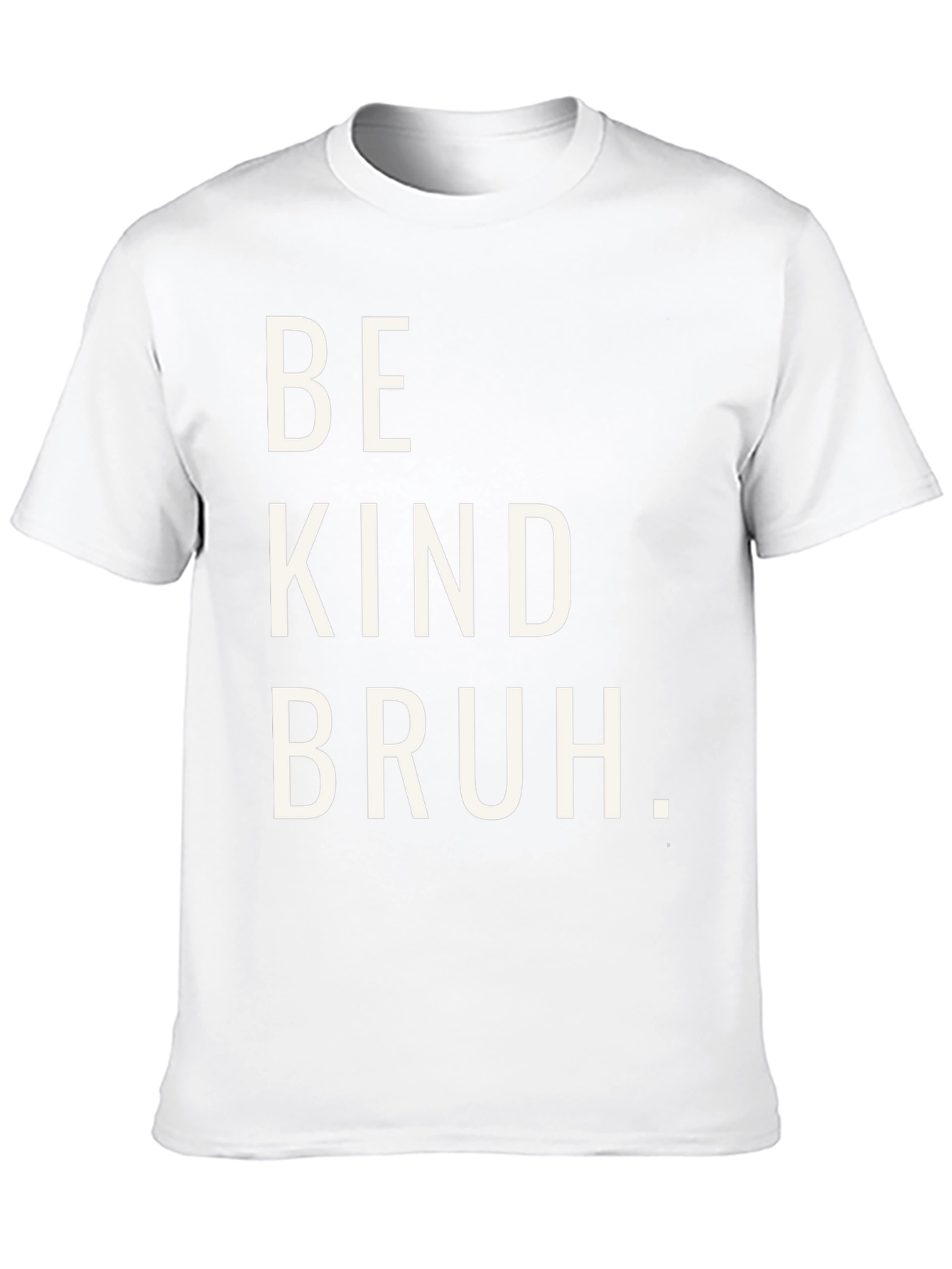 Black Be Kind Bruh Graphic Tee - Casual Comfort view 10