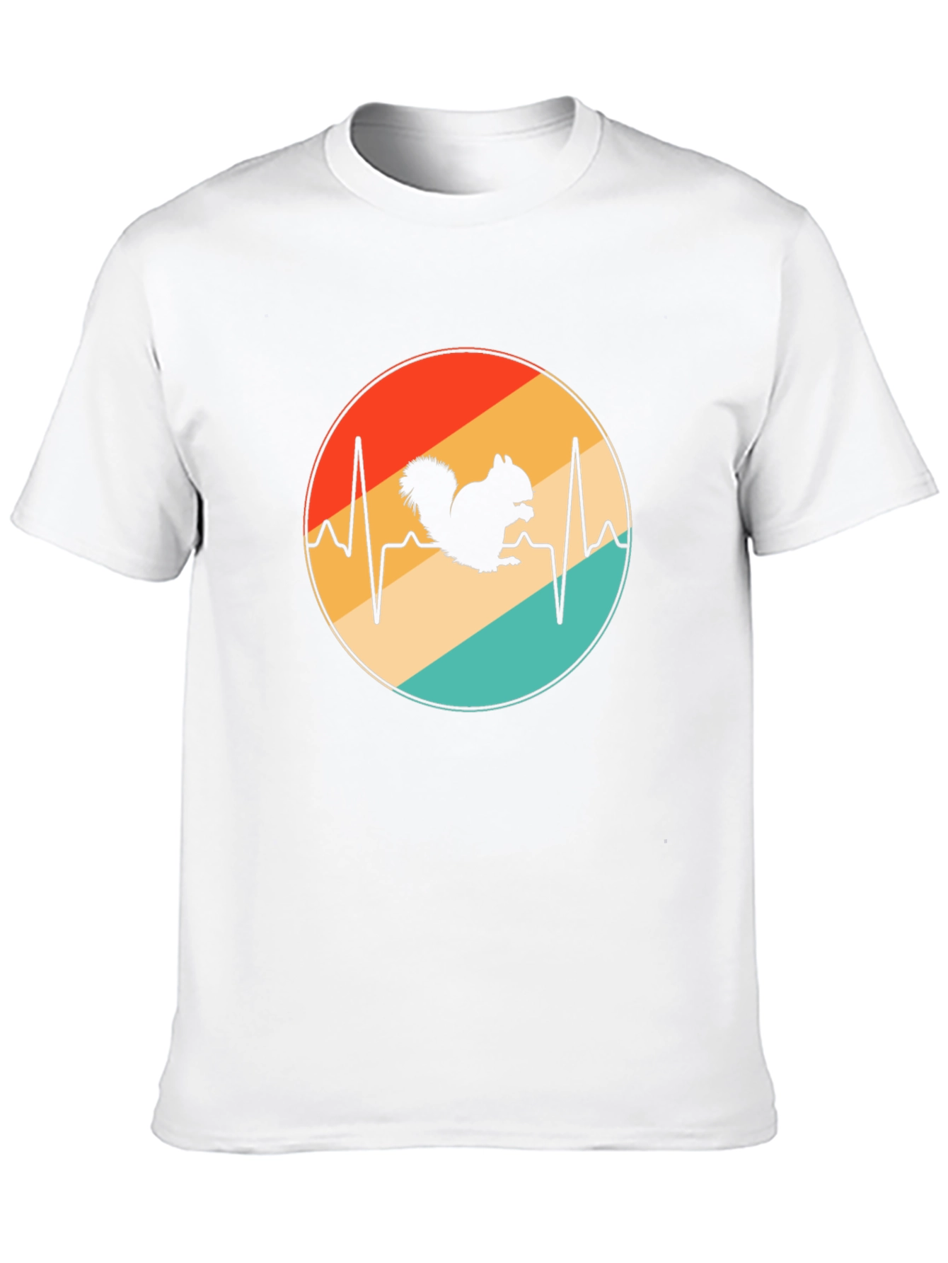 Black Squirrel Heartbeat T-Shirt view 10