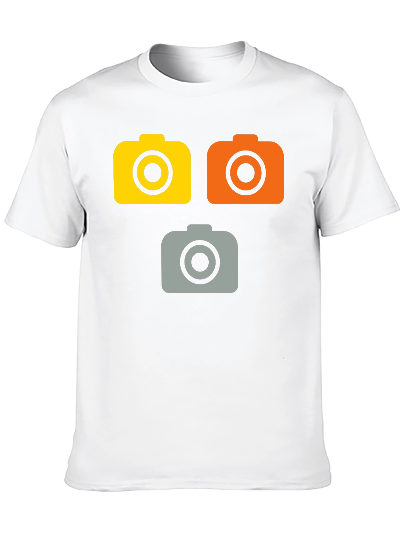 Black Retro Camera Graphic Tee - Black view 10