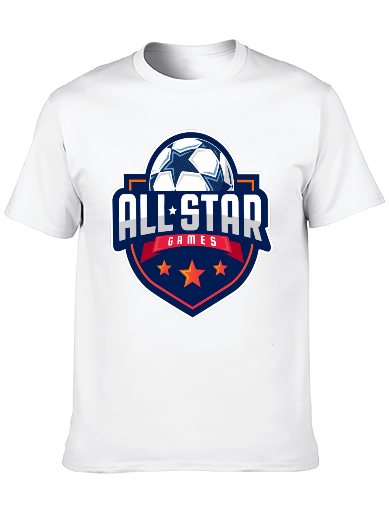Black All-Star Games Soccer Graphic Tee - Black Cotton view 10