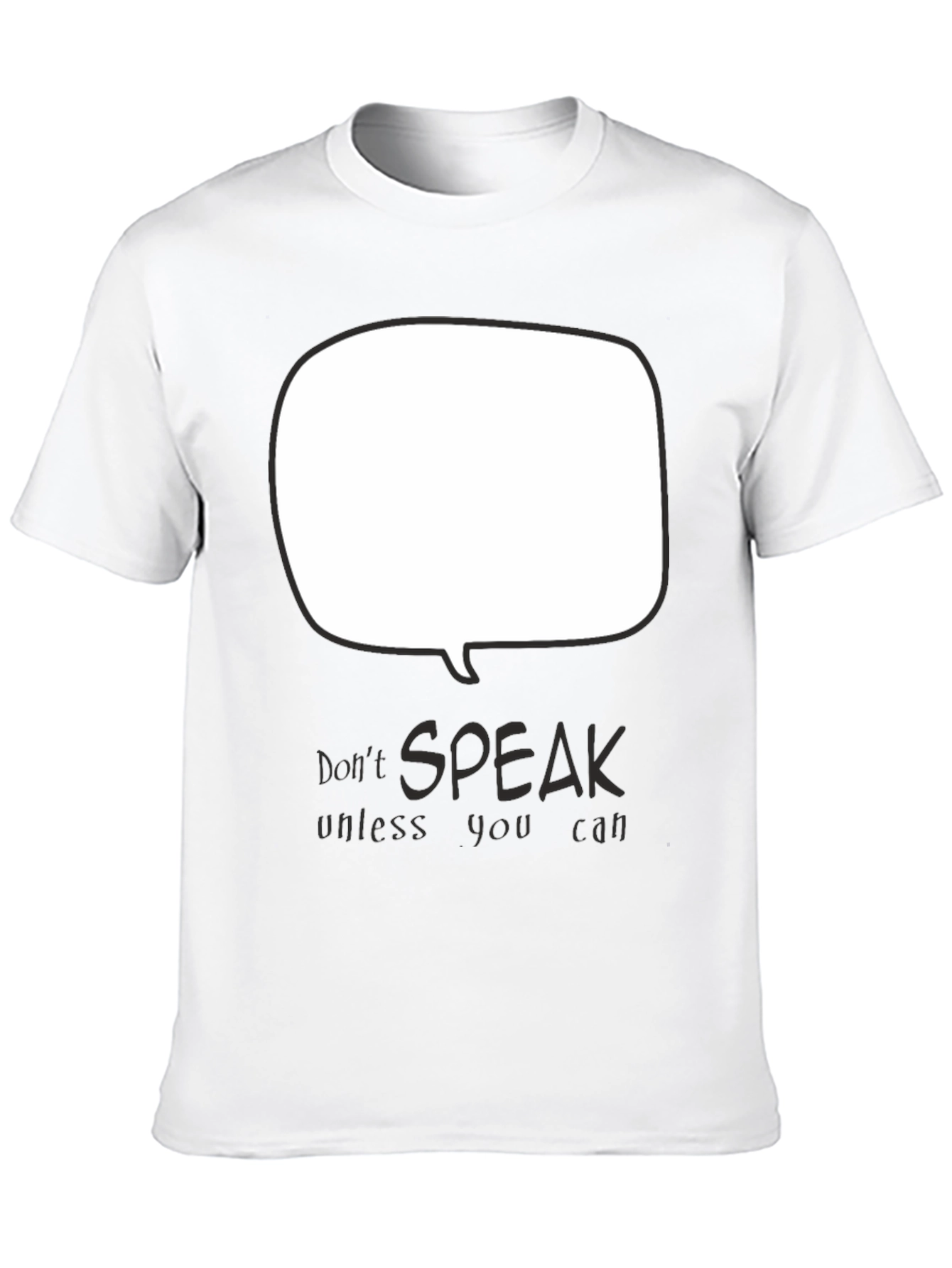 Black Don't Speak Graphic Tee - Black view 10
