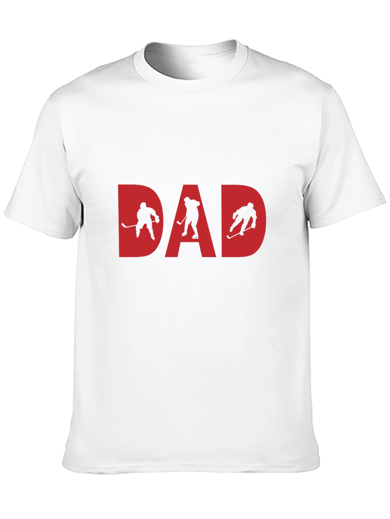 Black Hockey Dad T-Shirt - Gift for Hockey Dads view 10