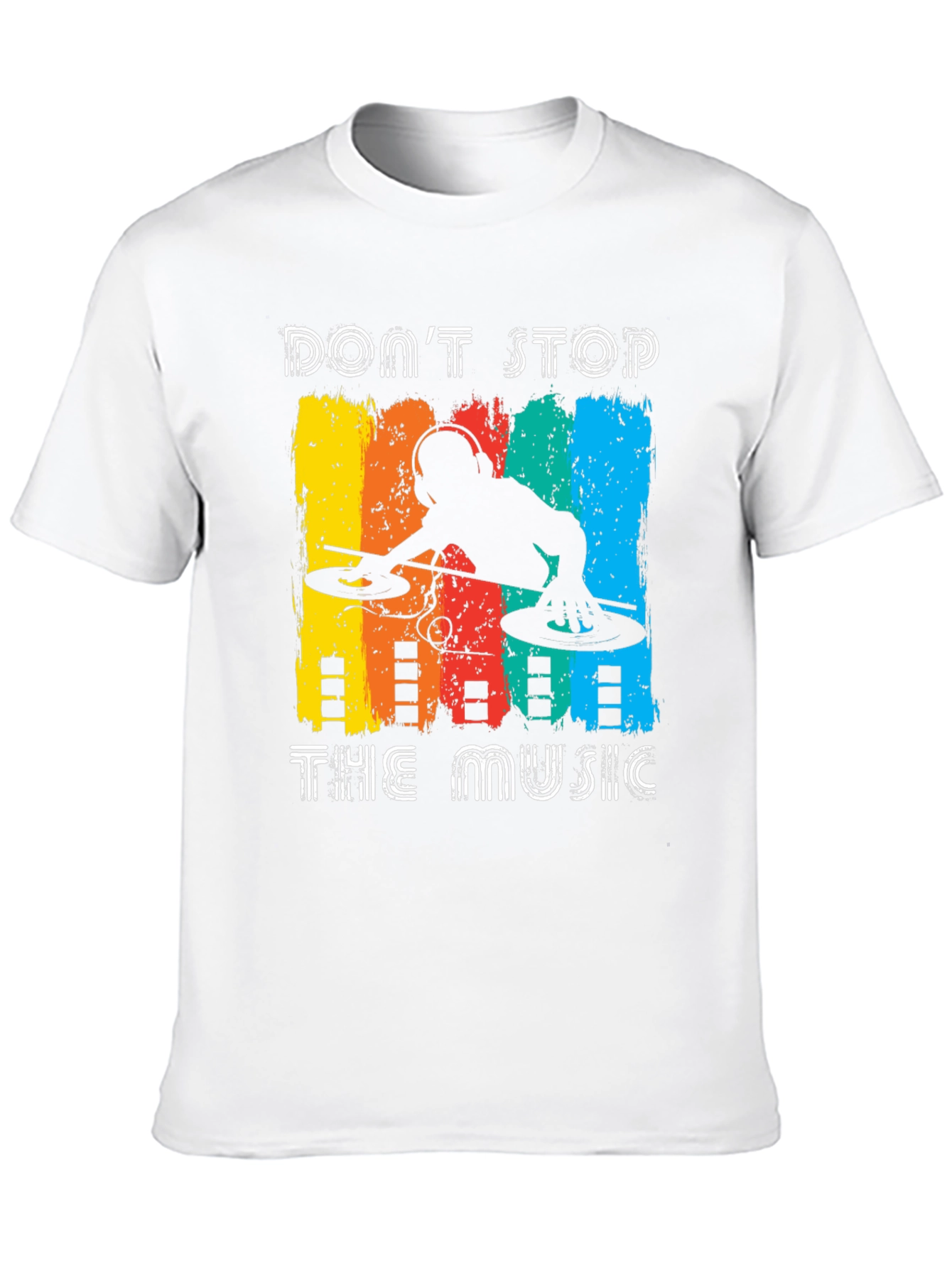 Black Don't Stop The Music Graphic Tee view 10