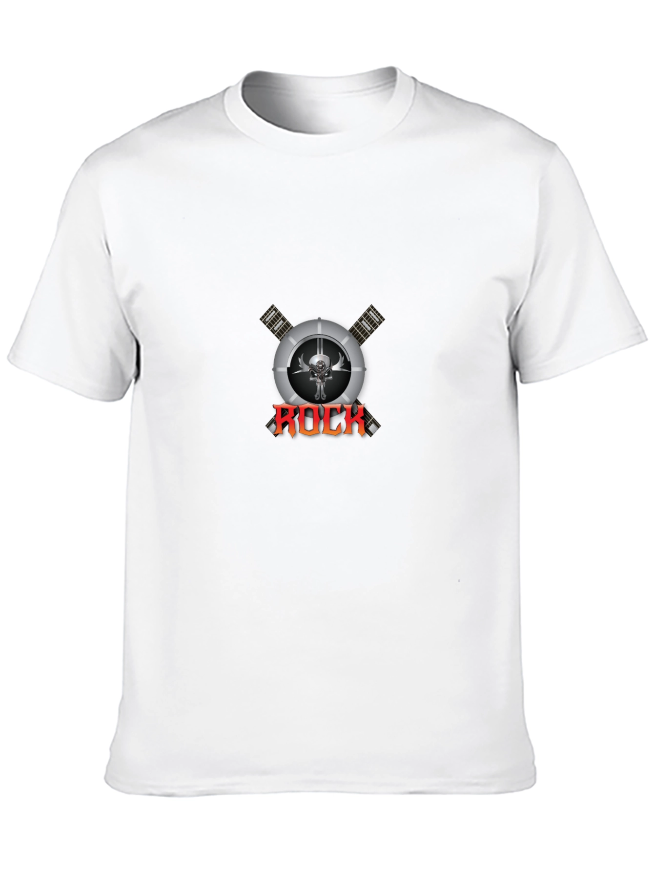 Black Rock Music Graphic Print Black T-Shirt view 10