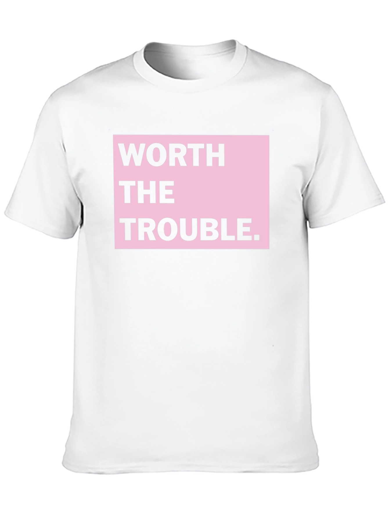 Black Worth the Trouble Graphic T-Shirt view 10