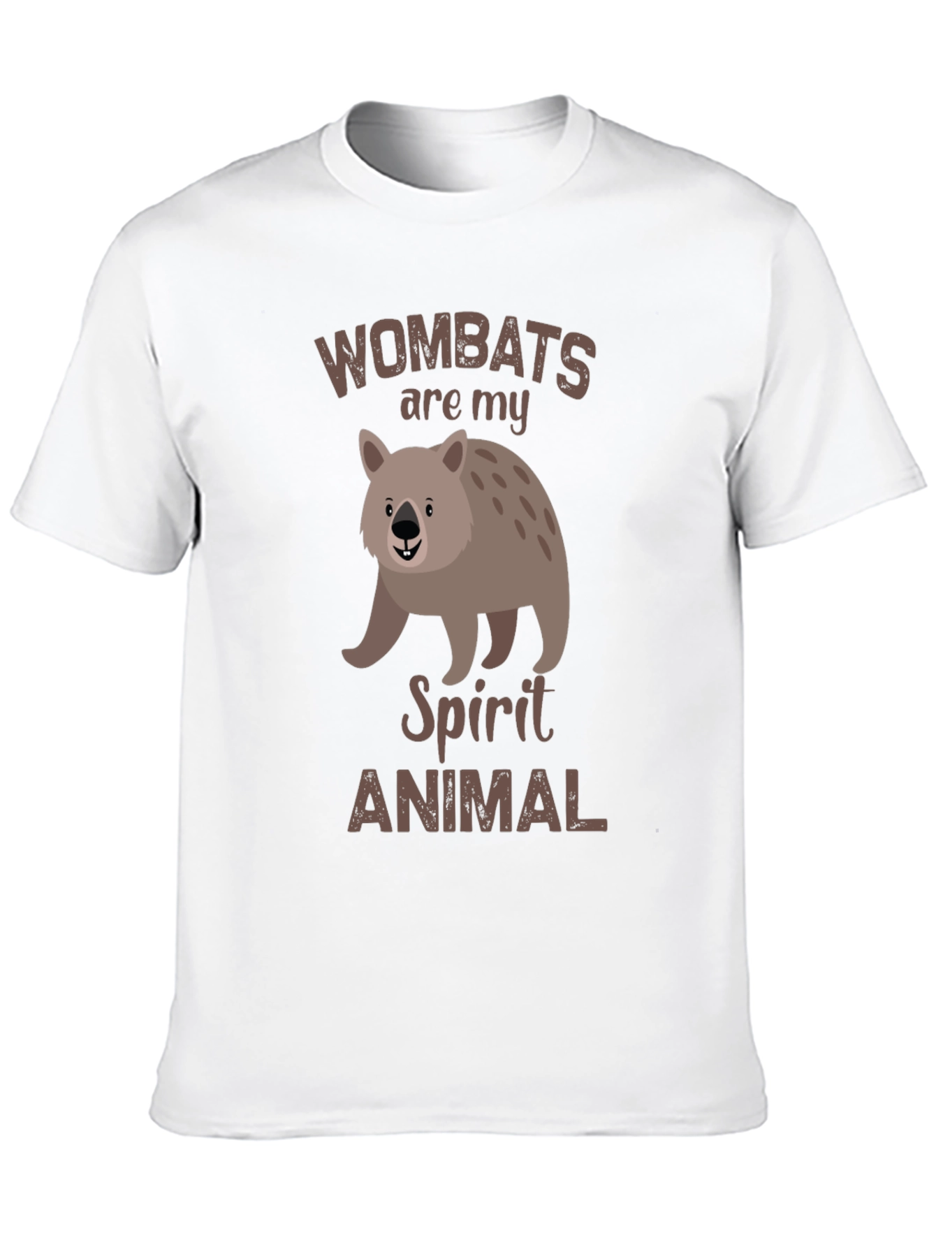 Black Wombats Are My Spirit Animal T-Shirt view 10