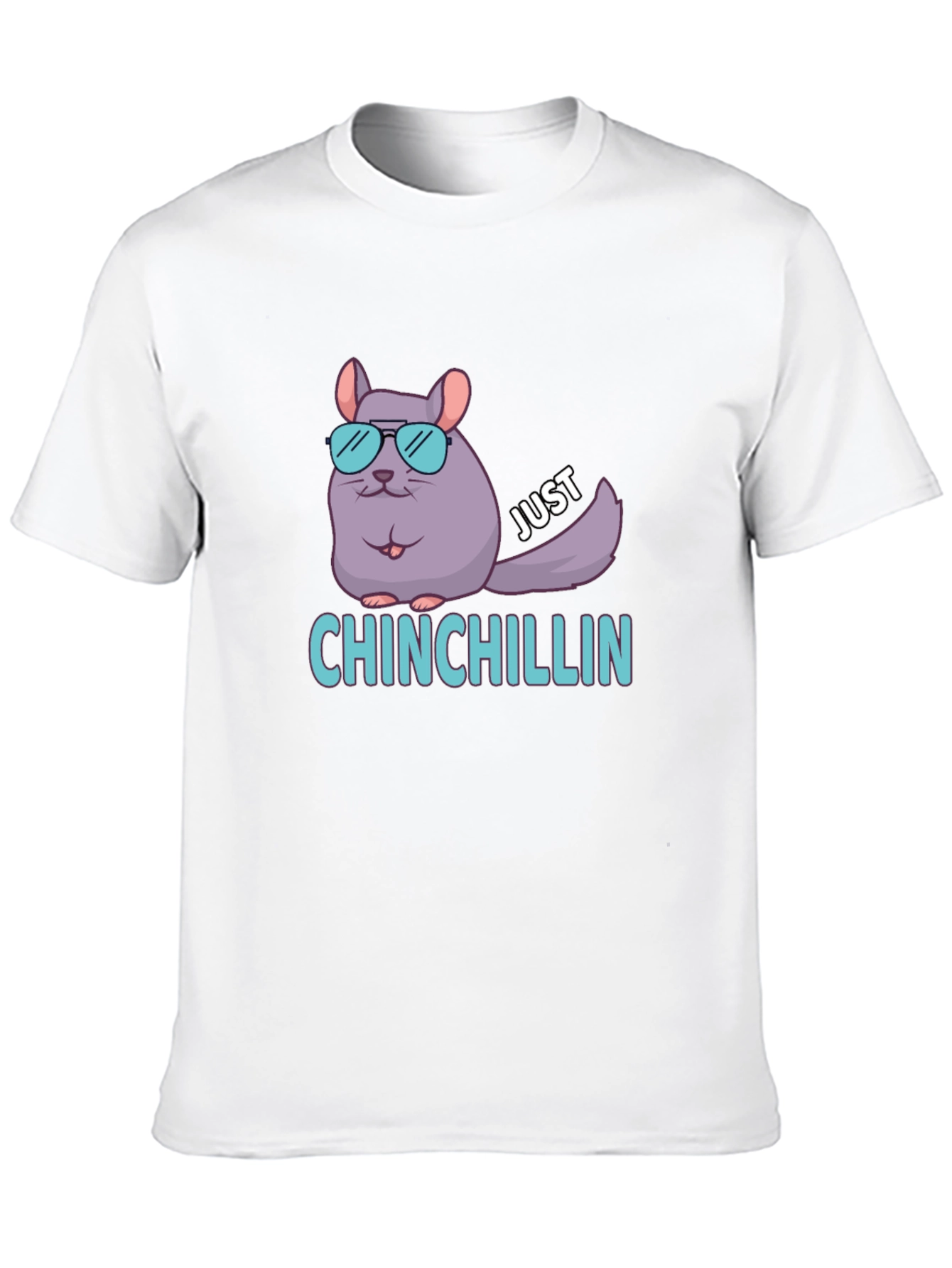 Black Cool Chinchilla Chill Out T-Shirt - Black view 10