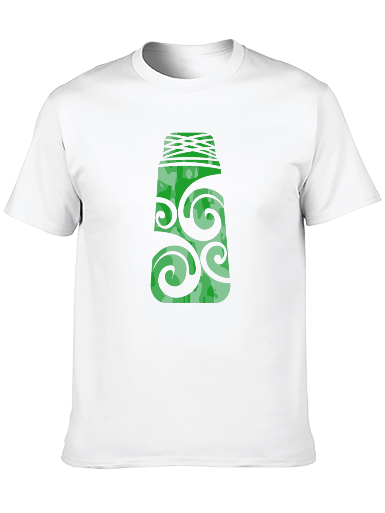 Black Green Totem T-Shirt - Unique Graphic Tee view 10