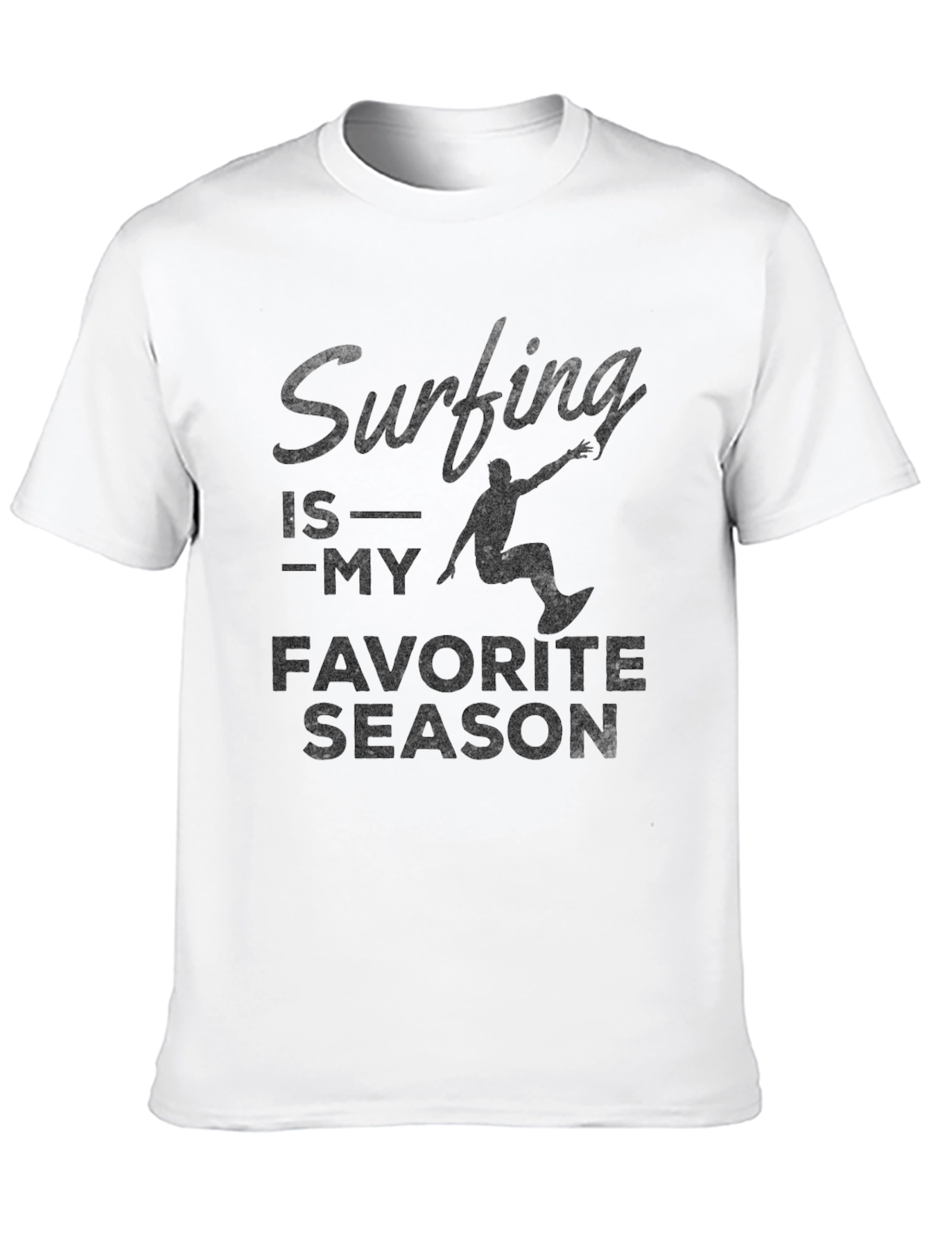 Black Surfing is My Favorite Season Black Tee view 10