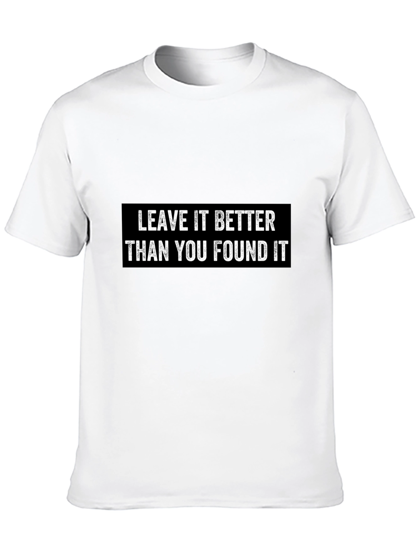 Black Leave It Better T-Shirt - Inspiring Graphic Tee view 10