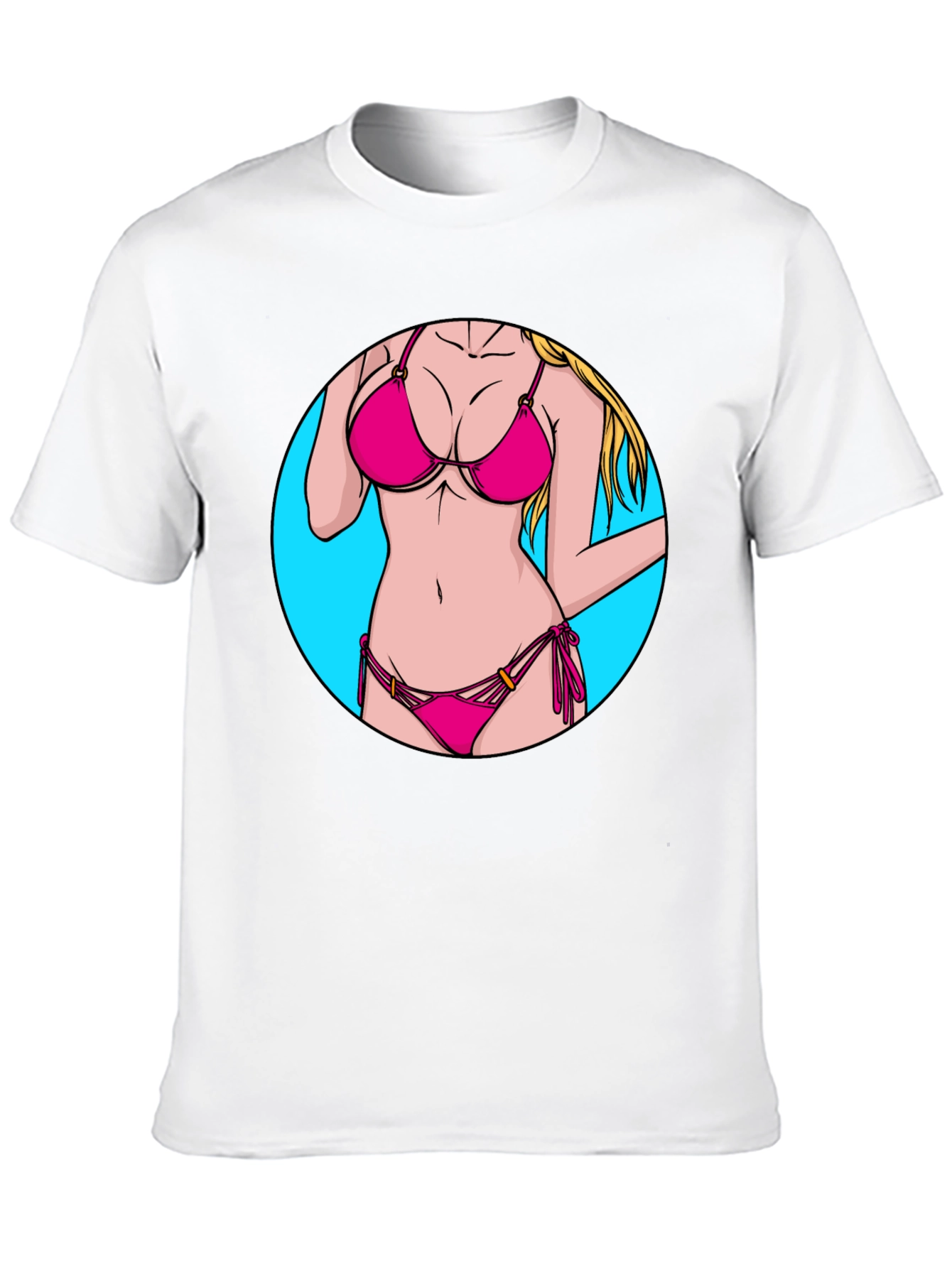 Black Bikini Graphic Tee - Summer Ready Style! view 10