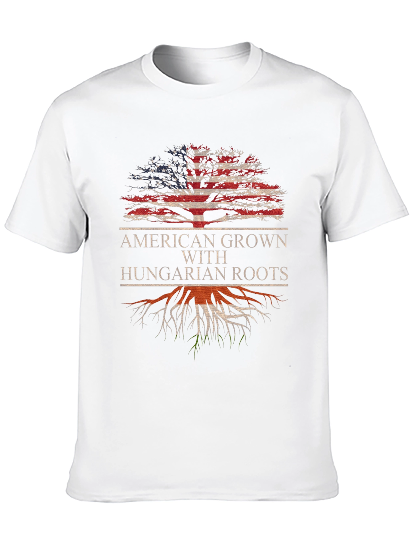 American Grown with Hungarian Roots T-Shirt - 10