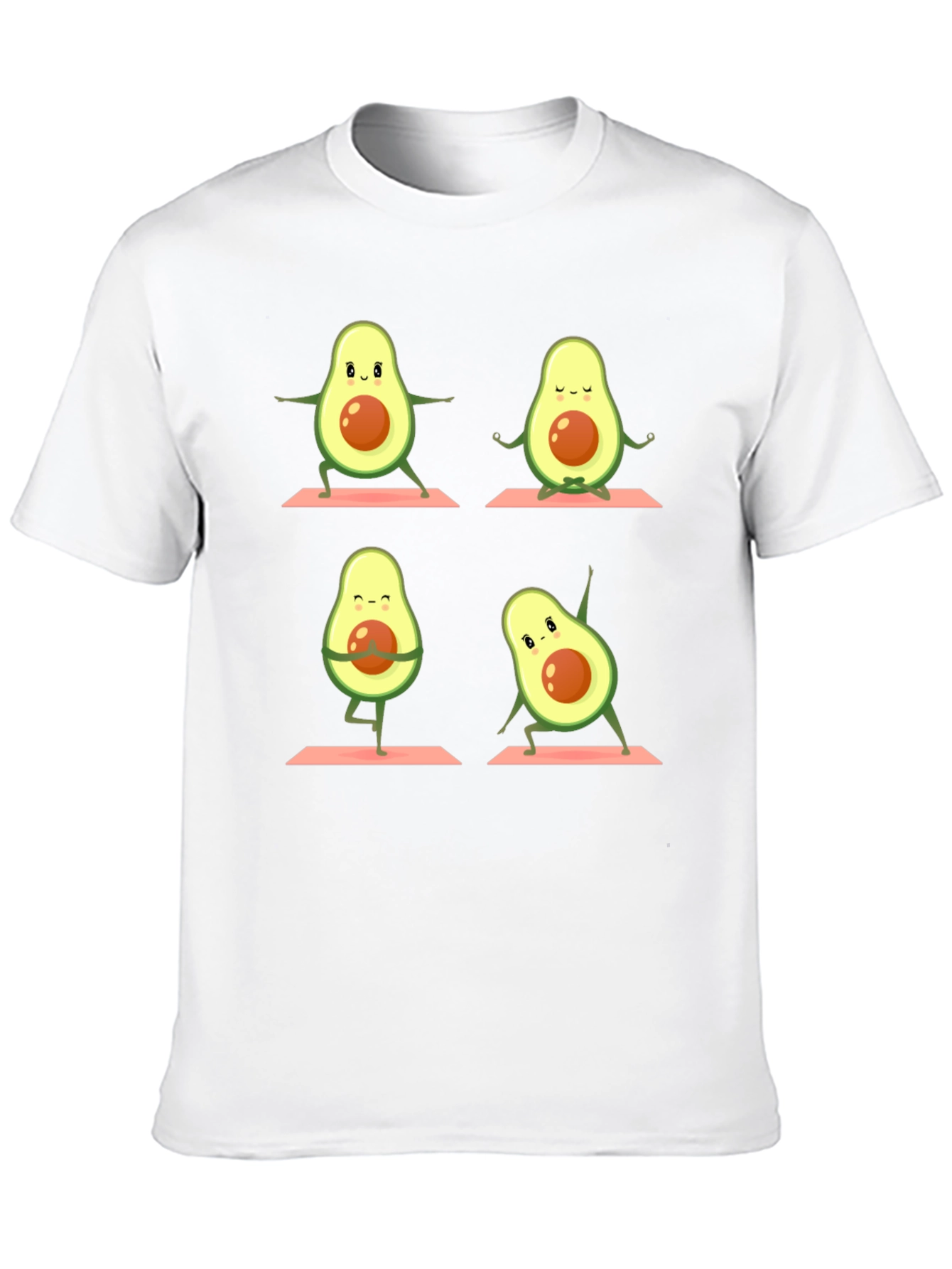 Black Yoga Avocado Graphic Tee view 10