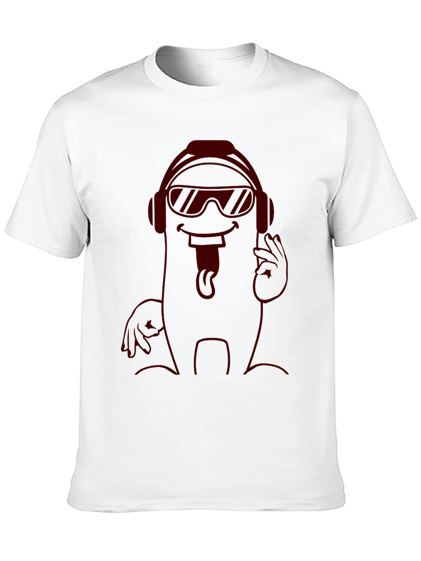 Black Cool Graphic T-Shirt - Black view 10