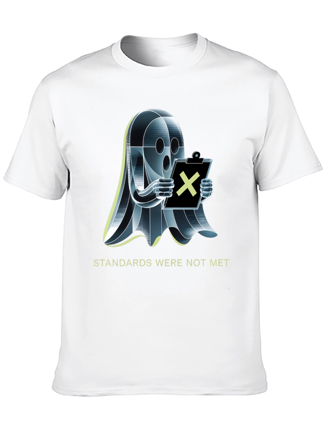 Black Standards Not Met Ghost T-Shirt view 10