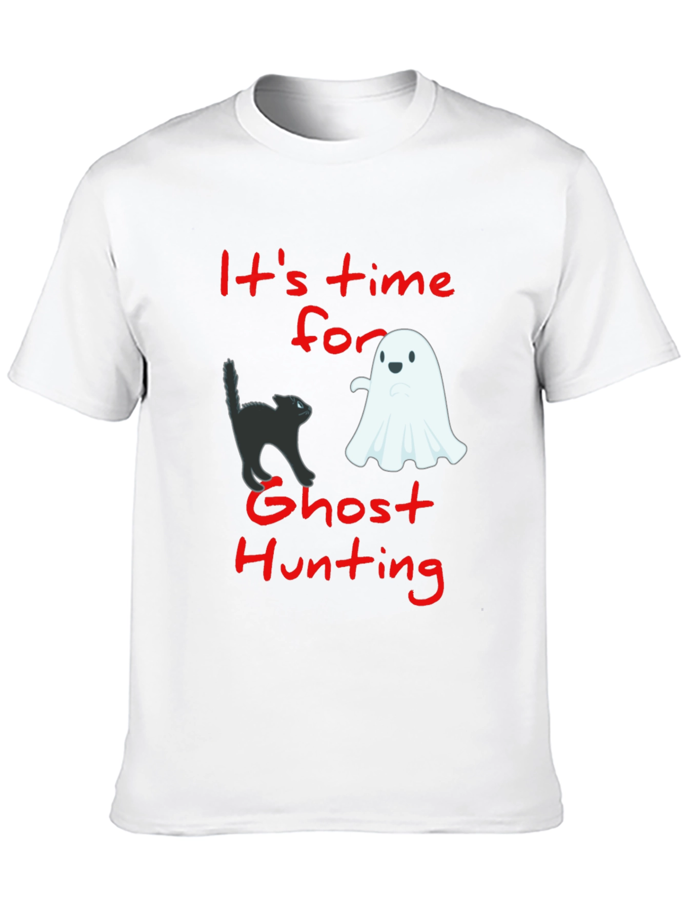 Black Ghost Hunting T-Shirt: Spooky Season Tee view 10