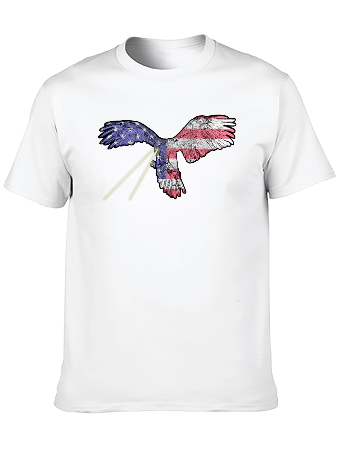 Black American Eagle Graphic Tee - Patriotic Style view 10