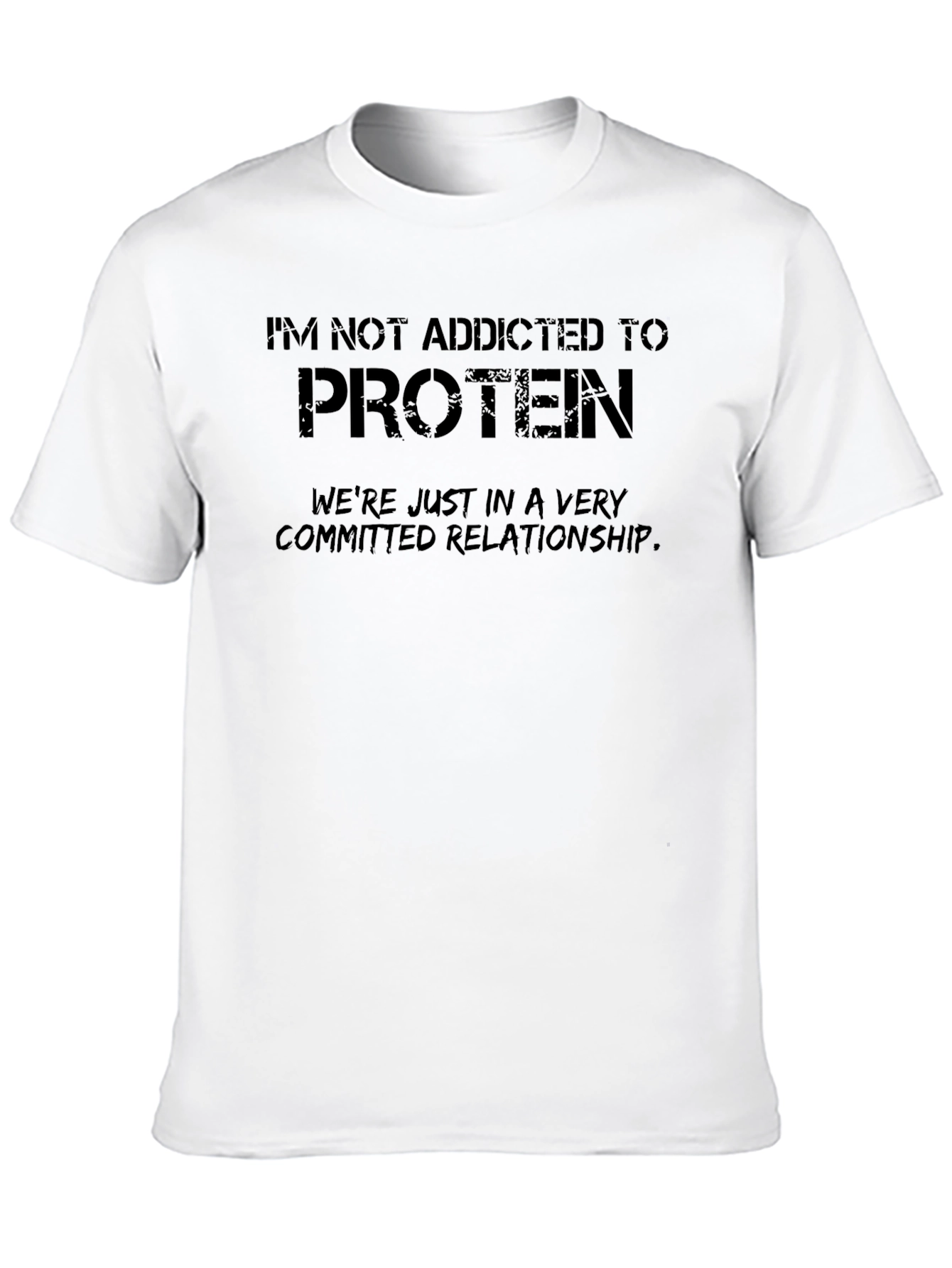 Black Protein Obsessed Graphic Tee - Gym Humor Shirt view 10
