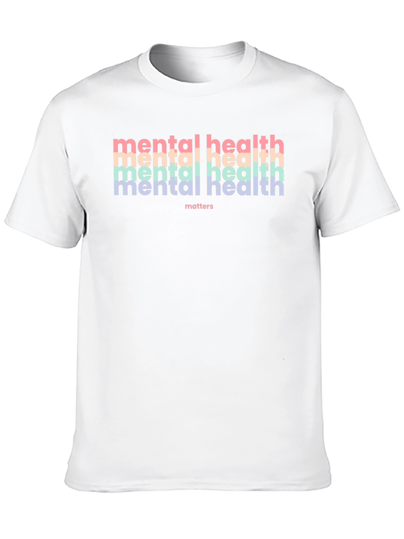 Black Mental Health Matters Graphic Tee - Black view 10