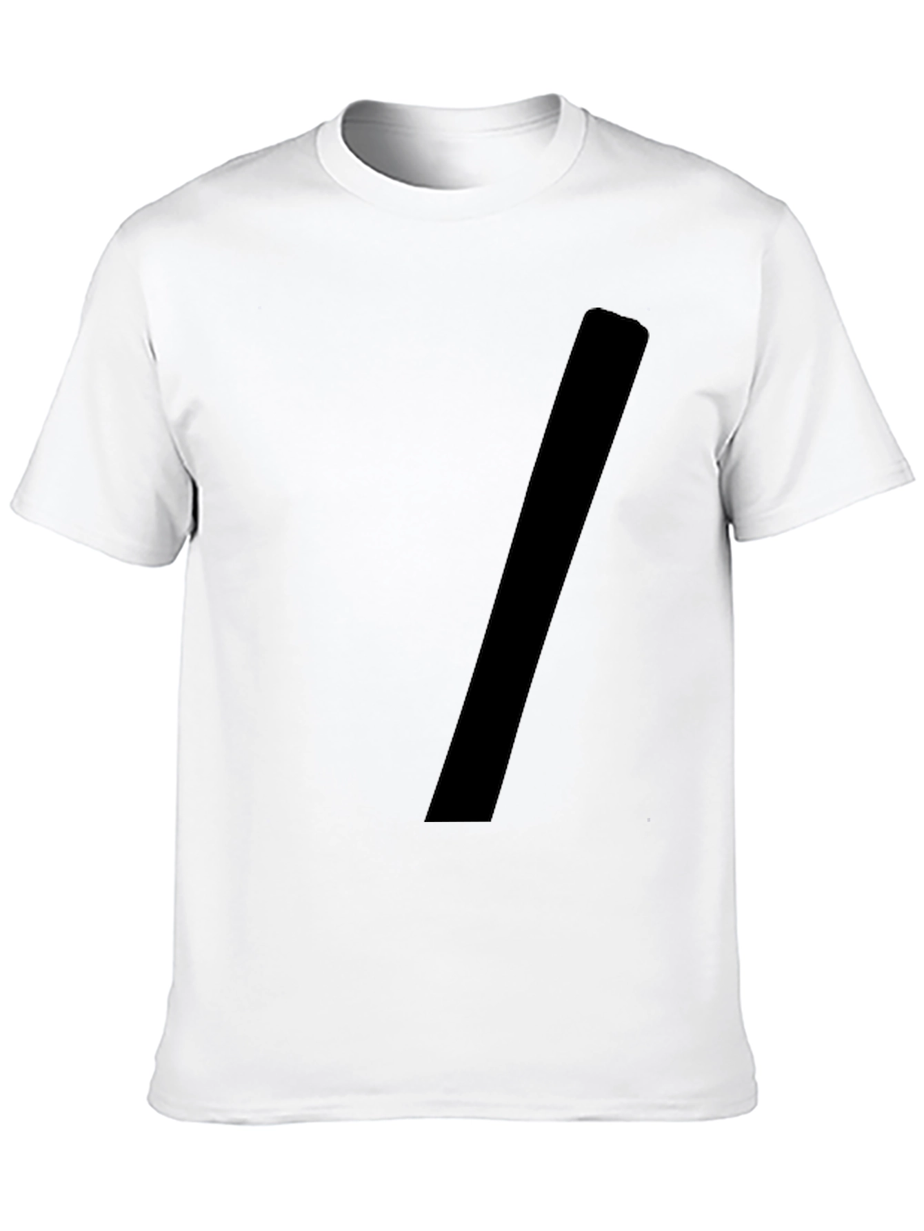 Black Bold Minimalist Black T-Shirt view 10