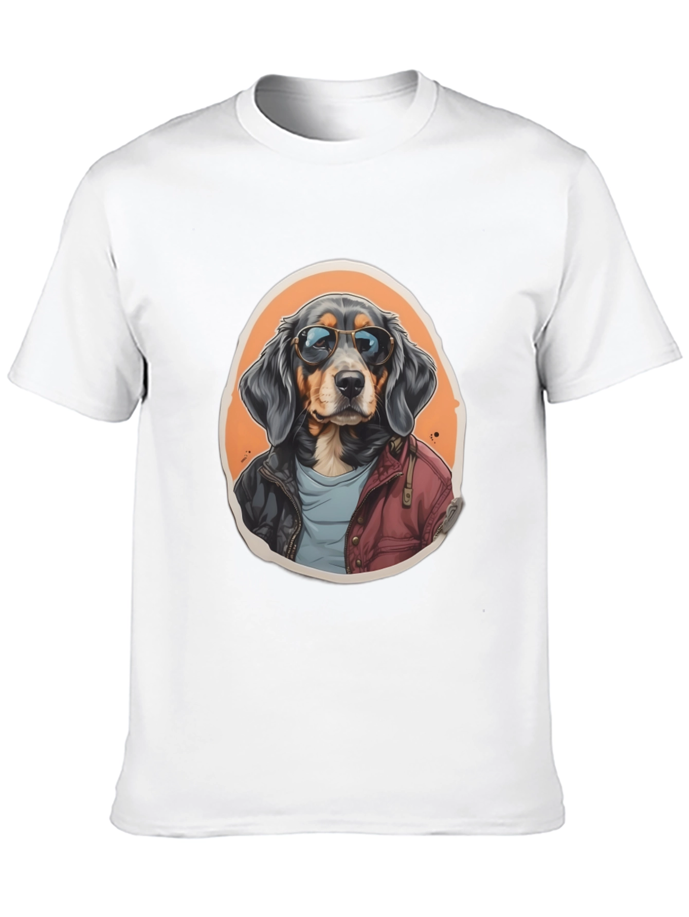 Black Cool Dog Graphic Tee - Black view 10