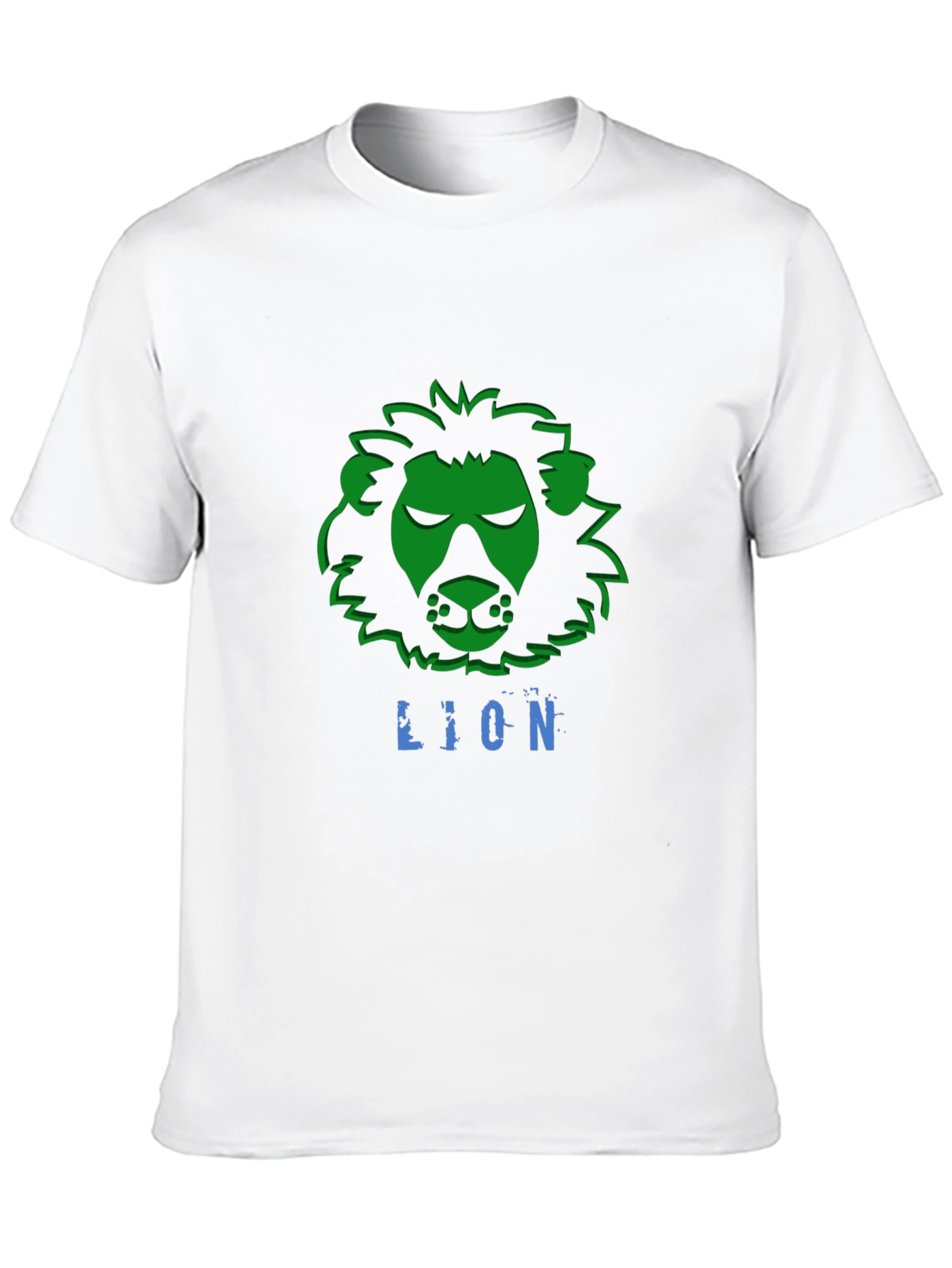 Black Lion Graphic T-Shirt - Black Crew Neck Tee view 10