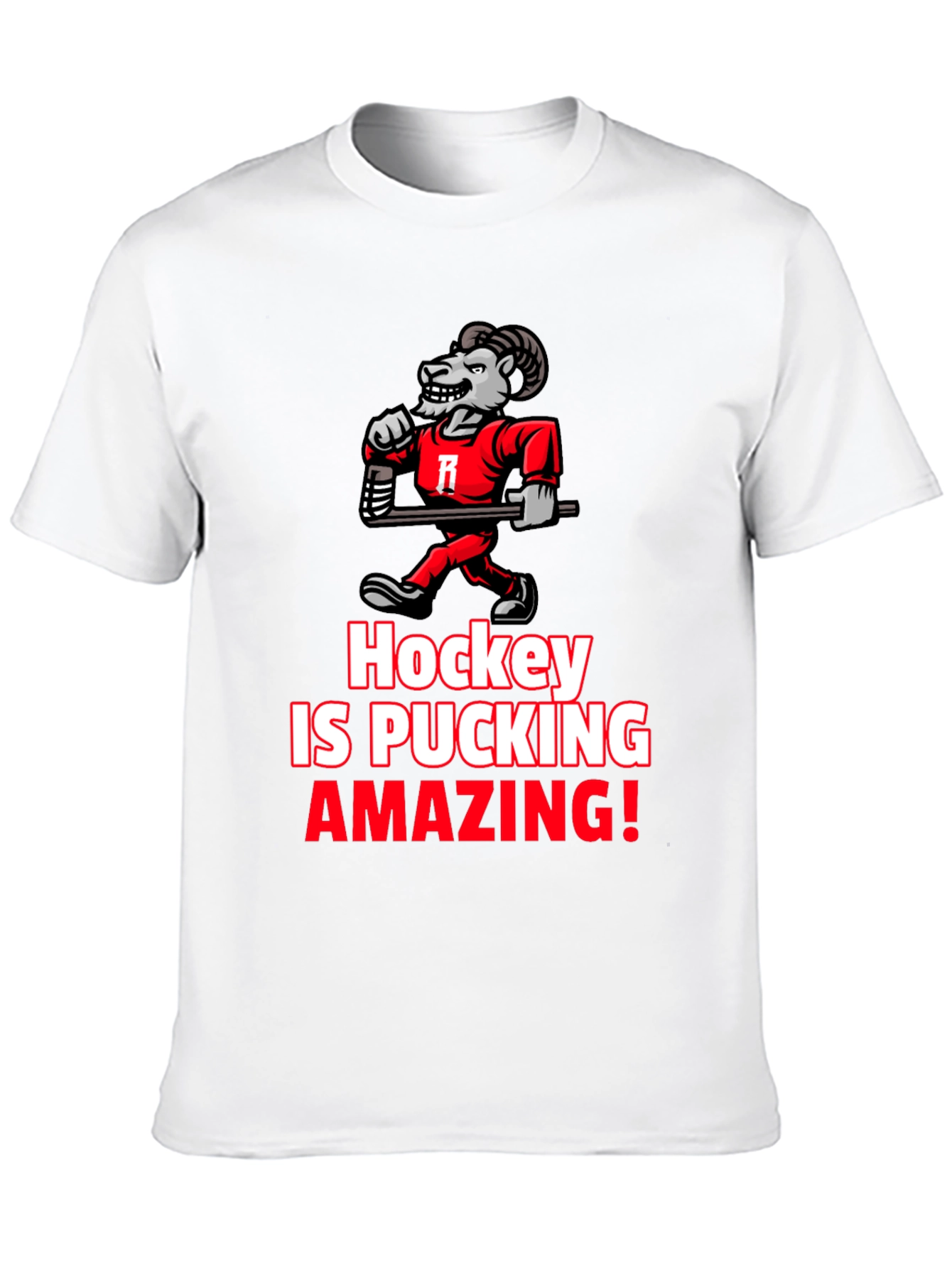 Black Hockey is Pucking Amazing T-Shirt view 10