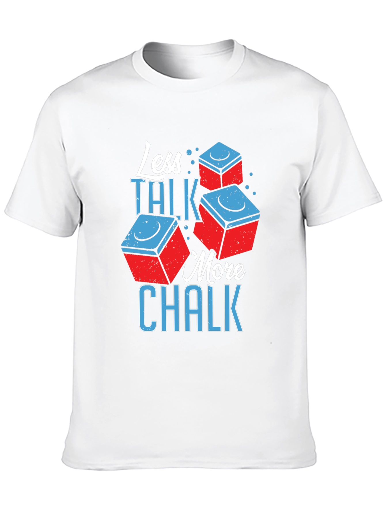 Less Talk More Chalk T-Shirt Pool Billiards  - 10