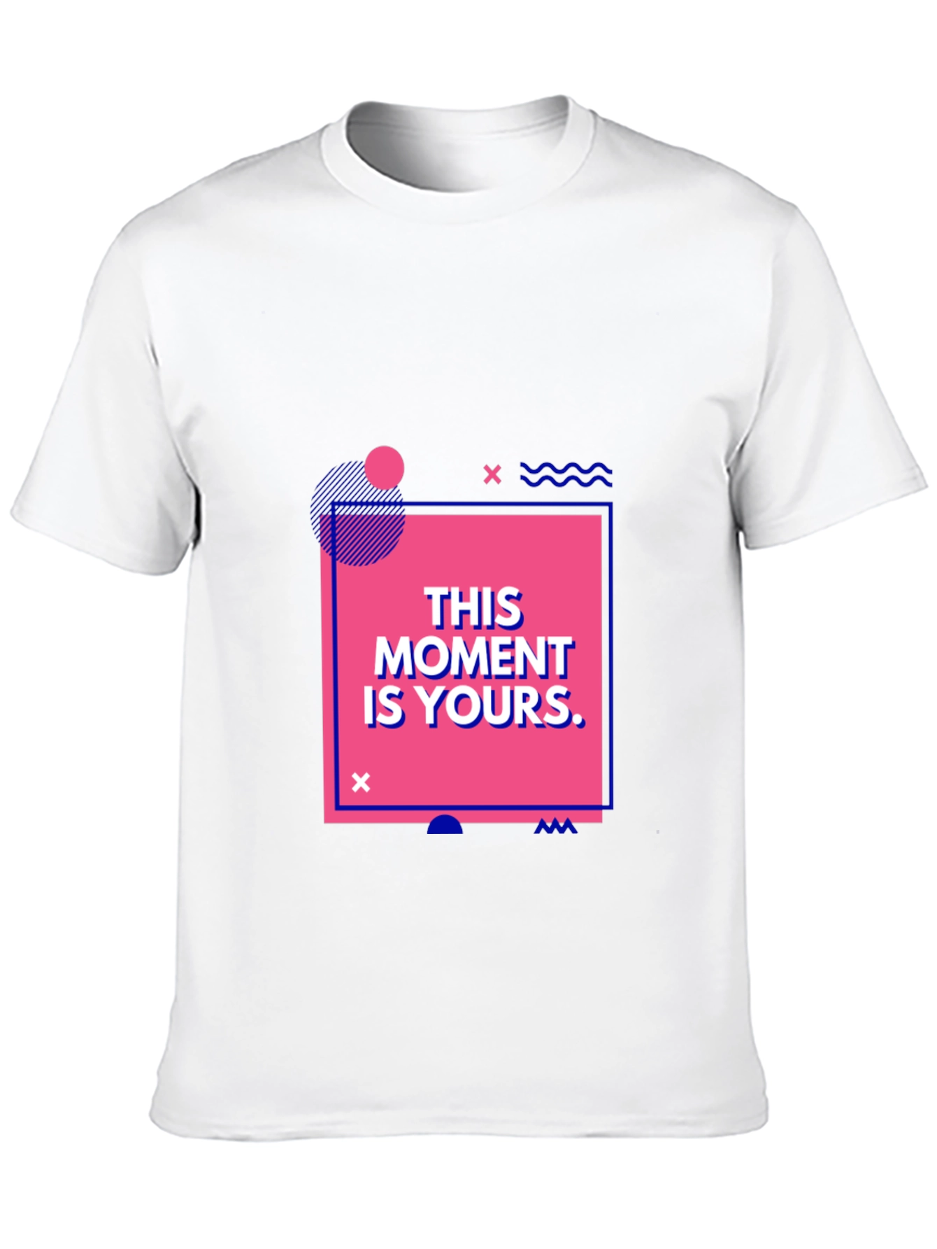 Black This Moment Is Yours Black Graphic T-Shirt view 10