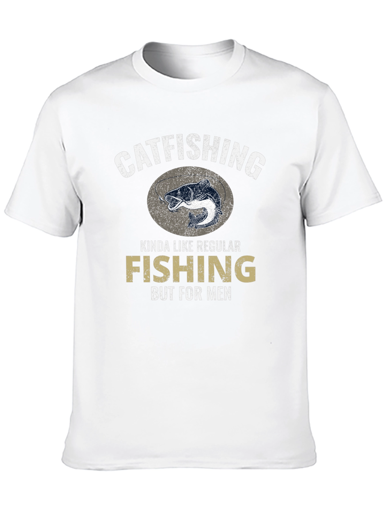 Black Catfishing T-Shirt - Fishing But For Men view 10